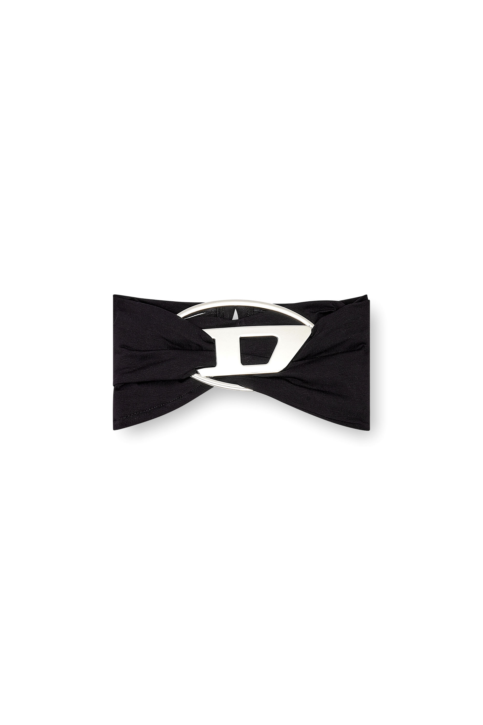 Diesel - T-BENDA, Femme Top tube avec méga plaque à logo in Noir - Image 5