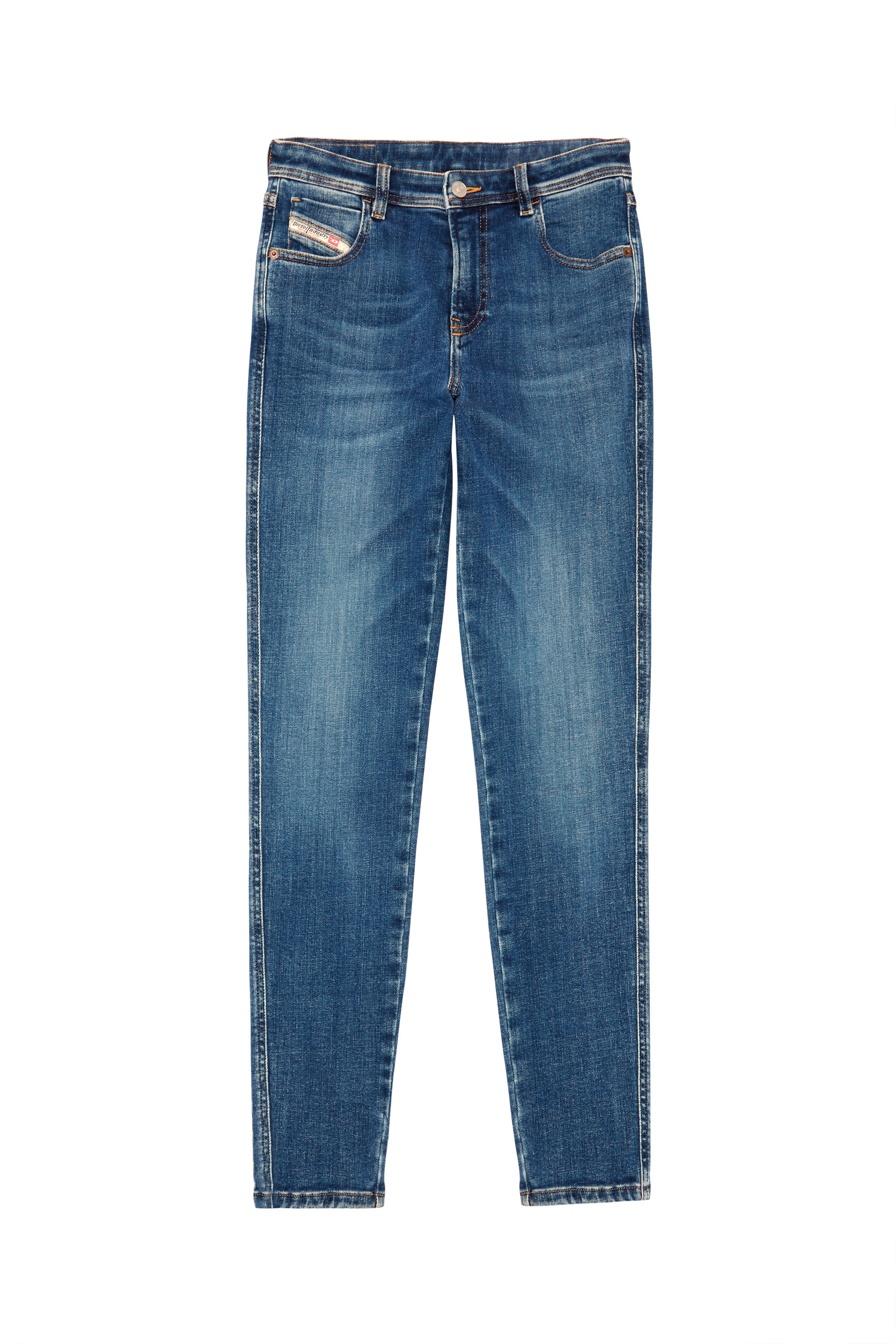 Diesel - Skinny Jeans 2015 Babhila 09C59, Bleu moyen - Image 6