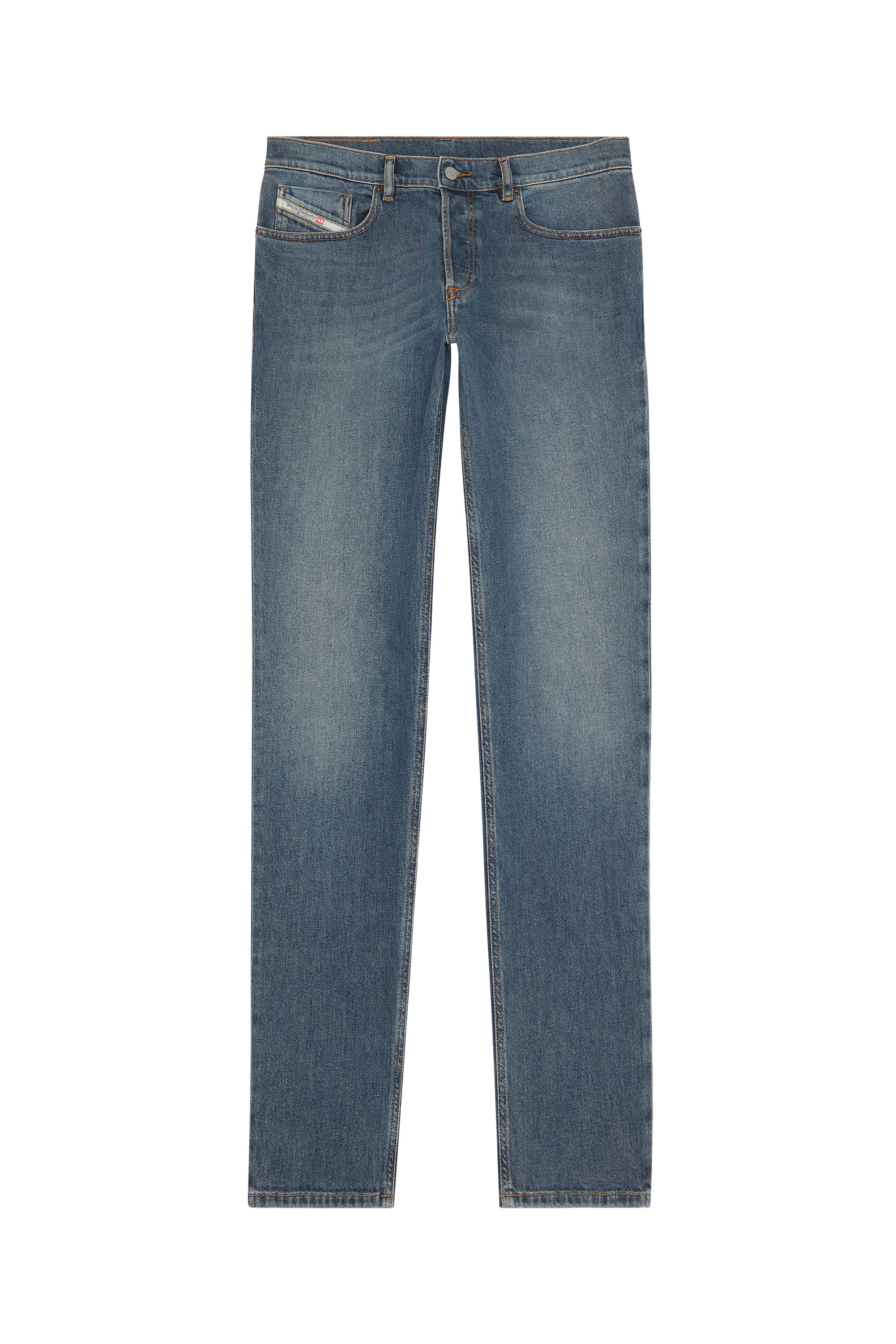 Diesel - Tapered Jeans 2023 D-Finitive 09F74, Medium Blue - Image 3