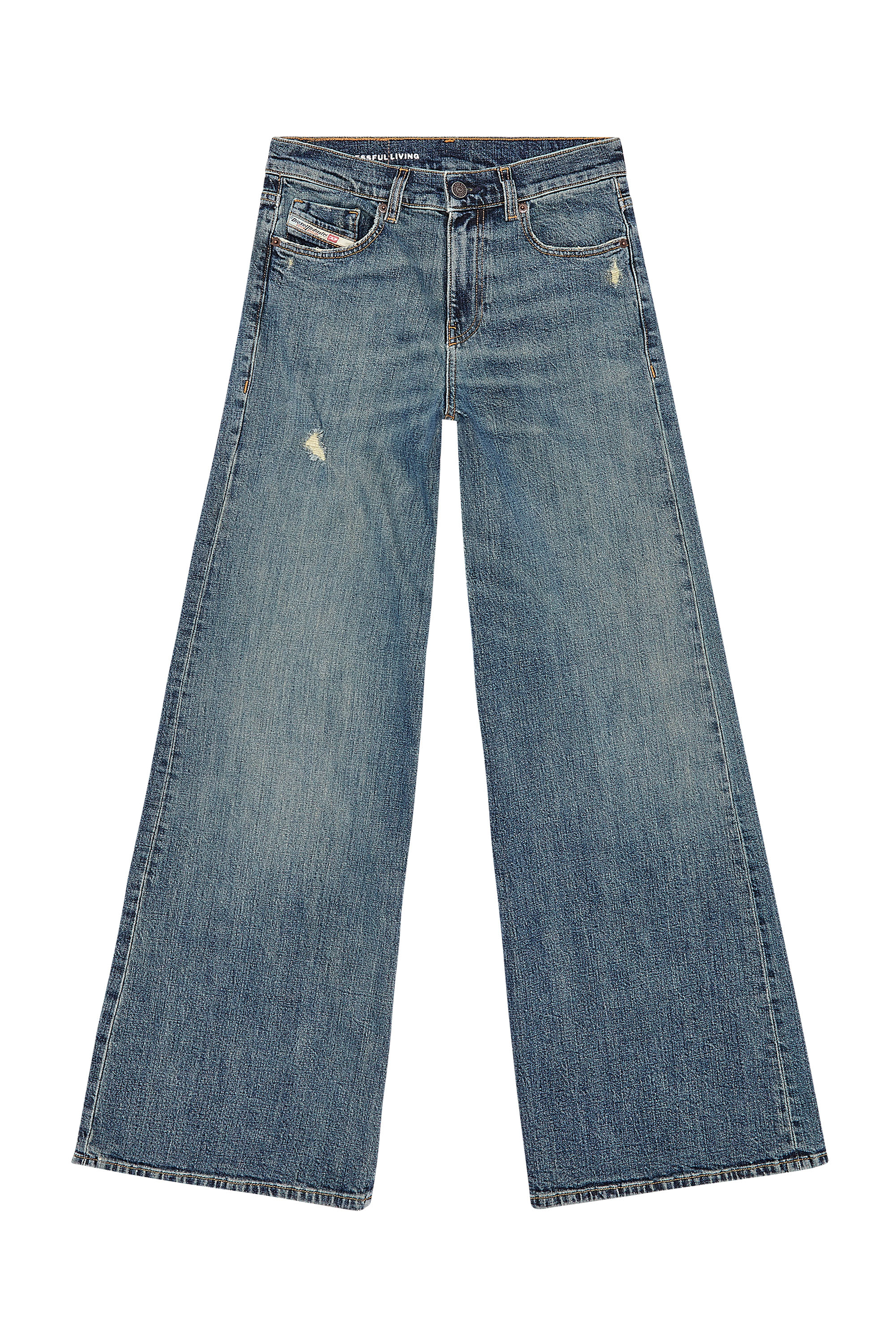 Diesel - Bootcut and Flare Jeans 1978 D-Akemi 0DQAC, Medium Blue - Image 1