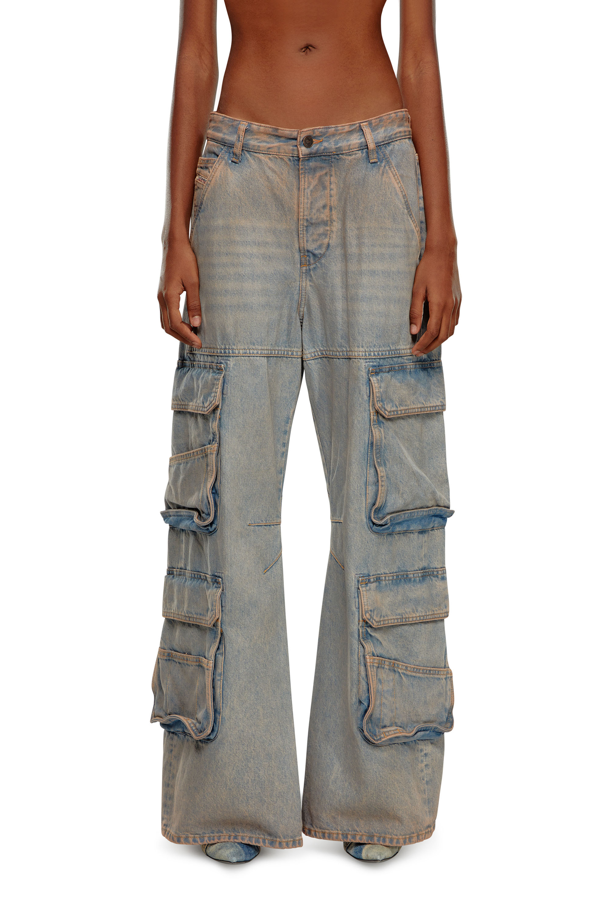 Diesel - Femme Straight Jeans 1996 D-Sire 0KIAI, Bleu Clair - Image 2
