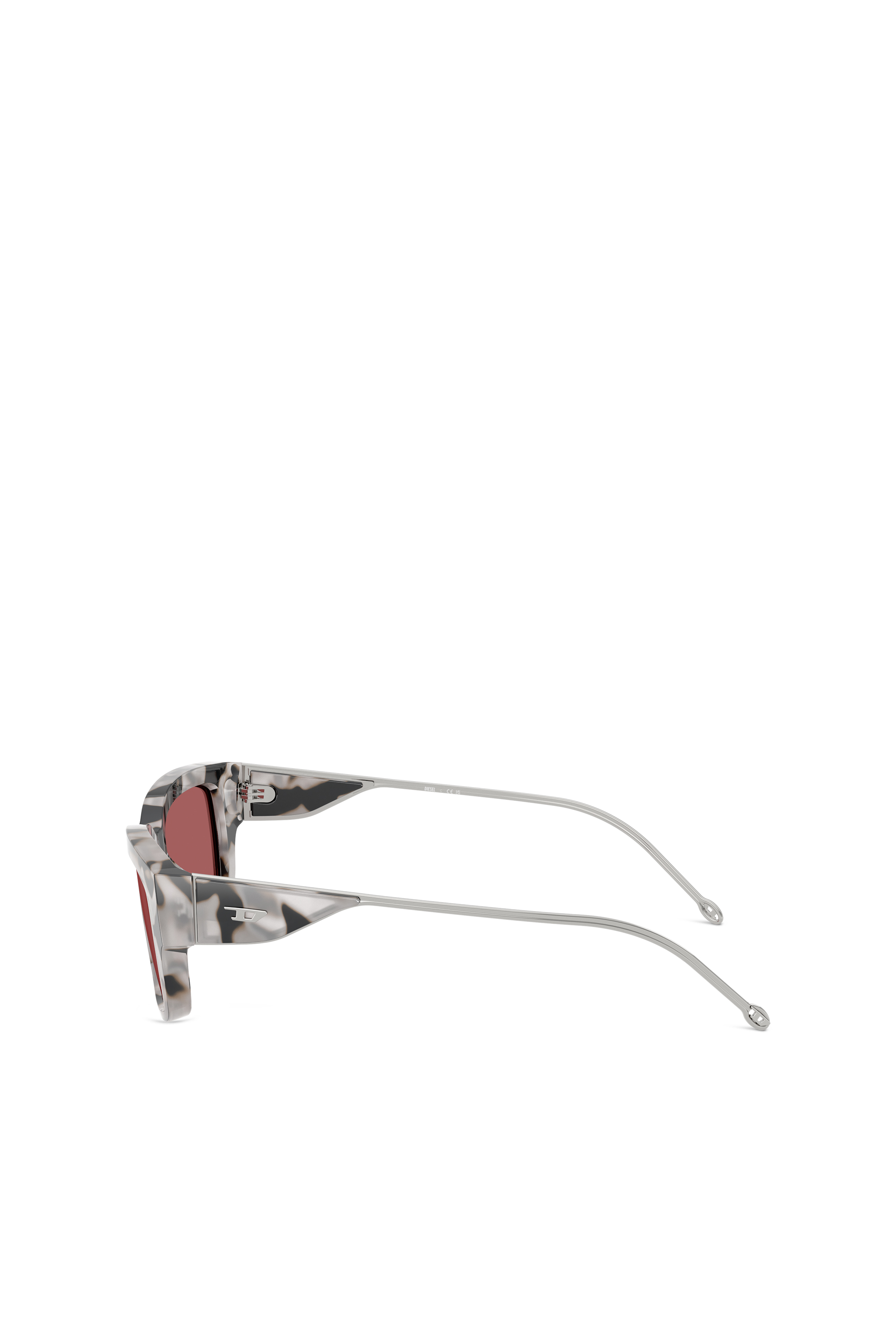 Diesel - 0DL2002, Lunettes de soleil de style essentiel Mixte in Rouge - 2