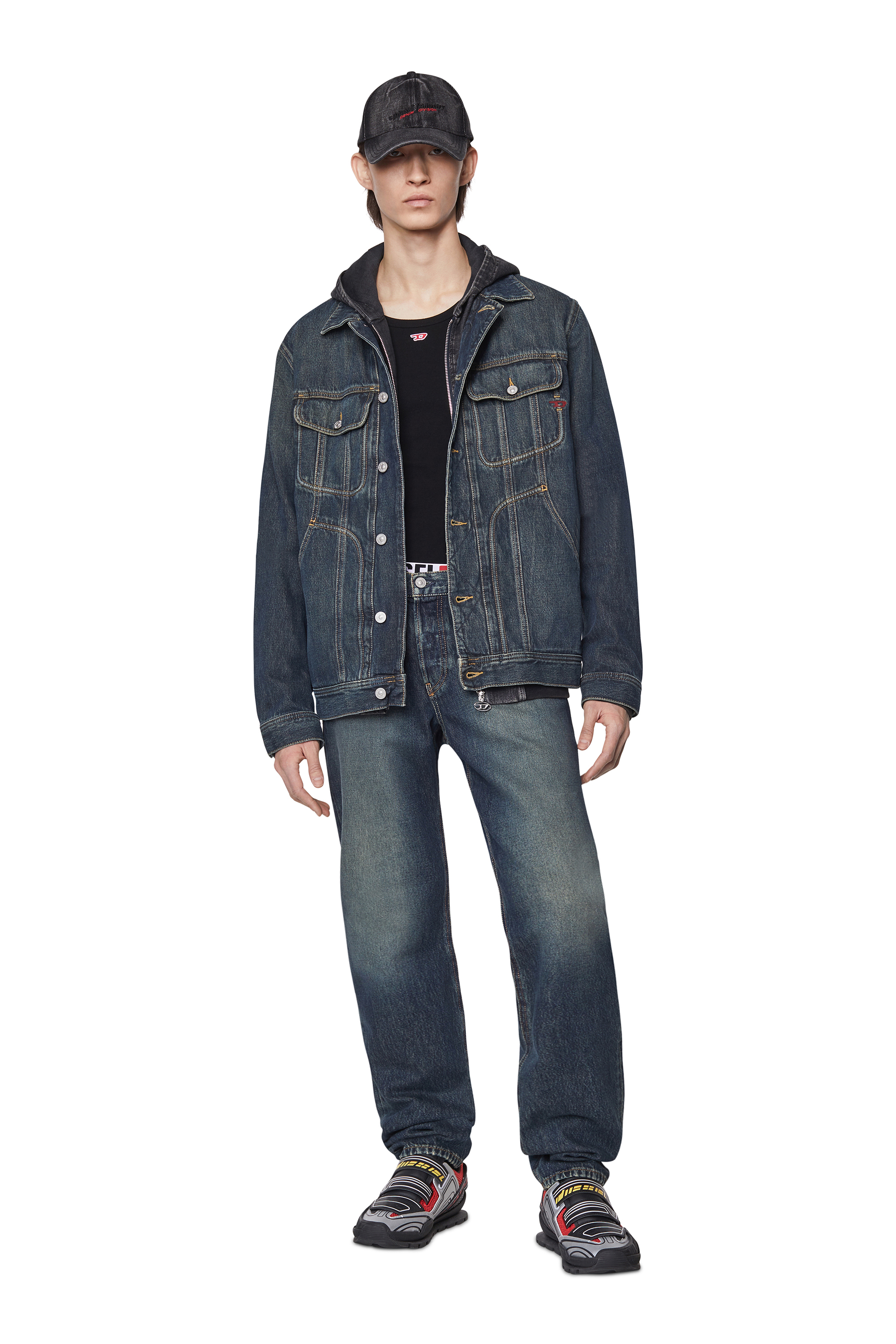 Diesel - 2010 D-Macs 09C04 Straight Jeans, Dark Blue - Image 5