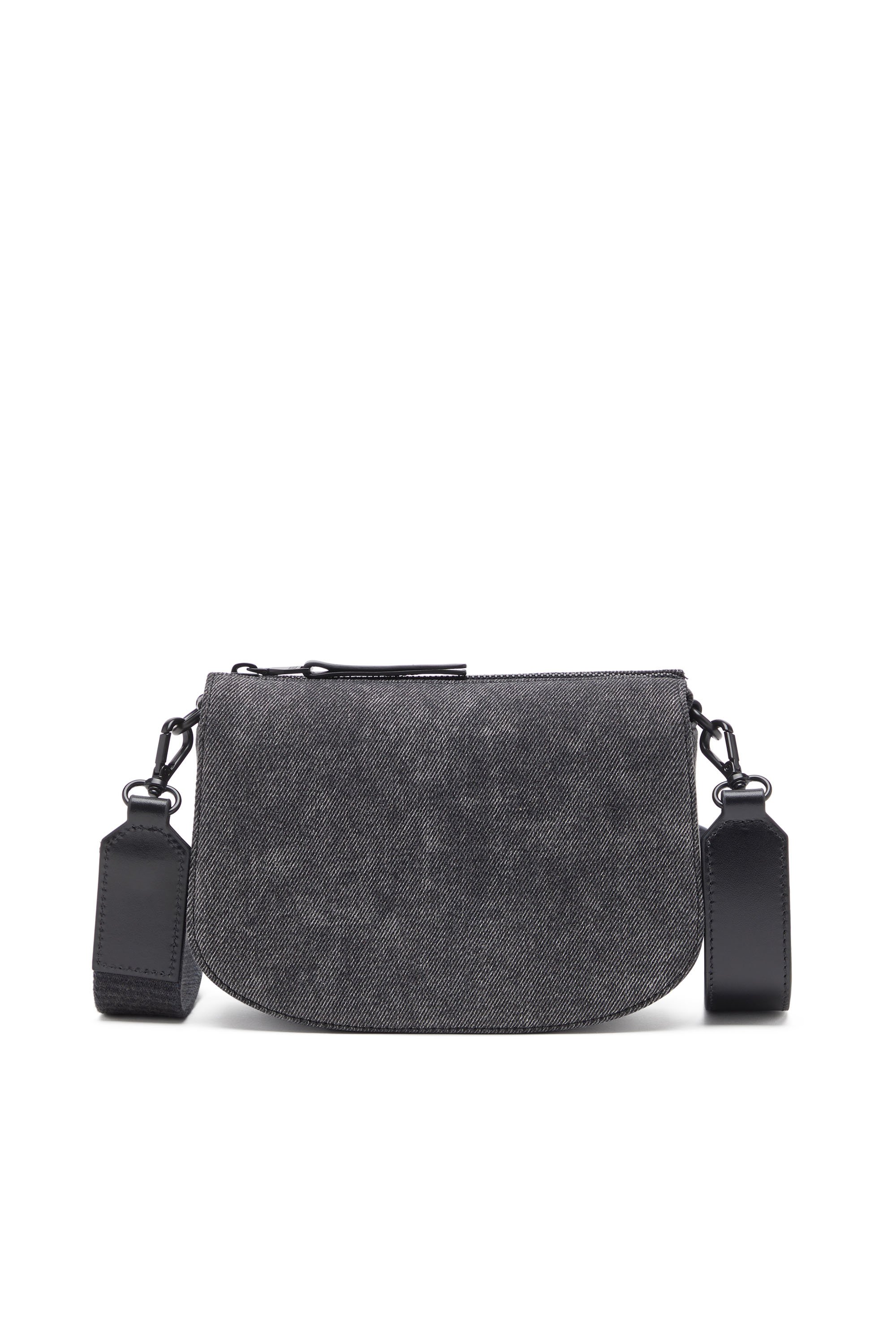 Diesel - 1DR CAMERA BAG, Sac Camera en denim stonewashed Homme in Noir - 2