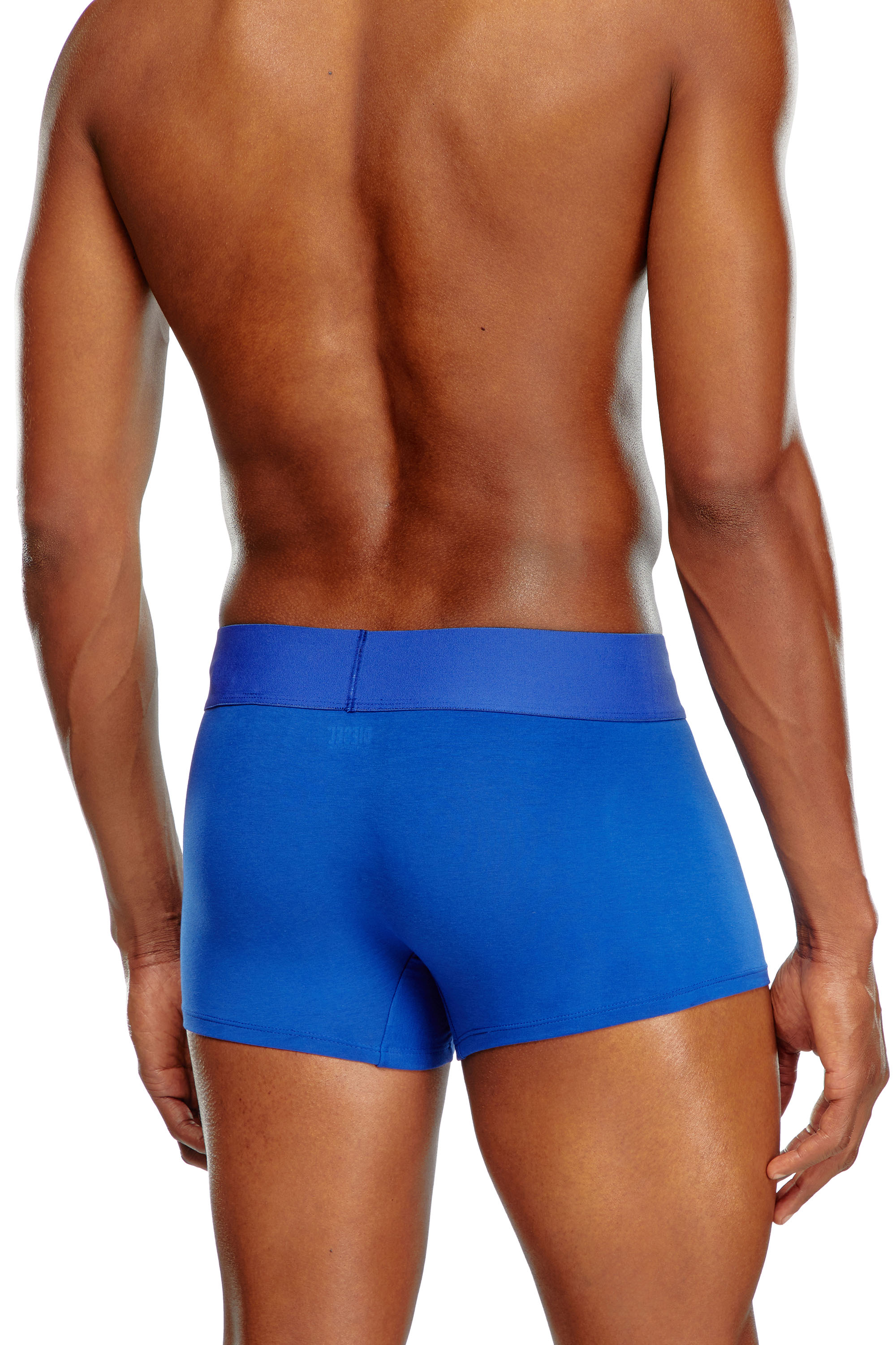 Diesel - UMBX-DAMIENTHREEPACK-5.5EL, Male's Three-pack boxer briefs in stretch cotton in White/Blue - 3