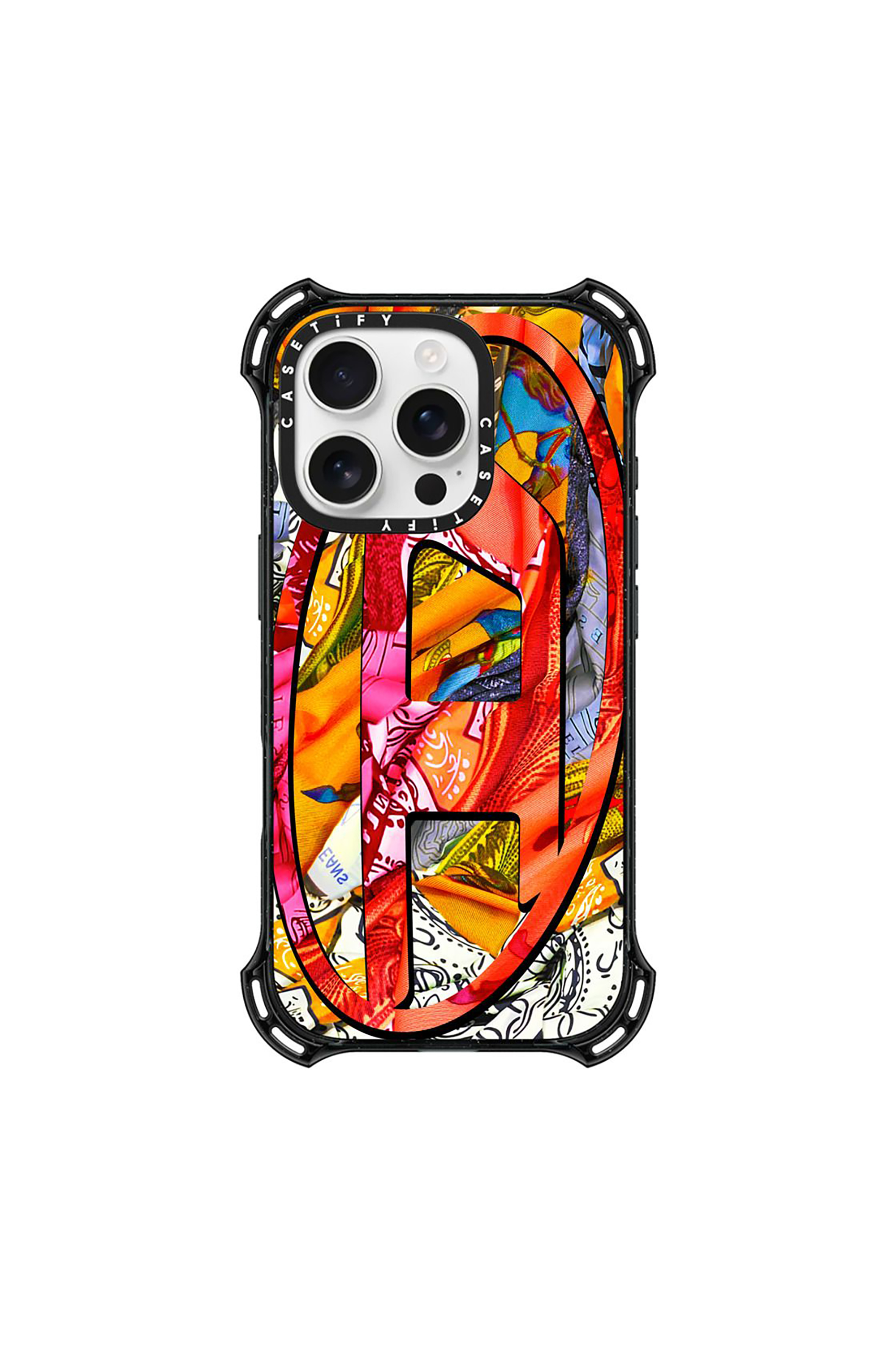 Diesel - 60314 CASETIFY MOULDED CASE, Coque Bandana iPhone 16 Pro Mixte in Polychrome - 2