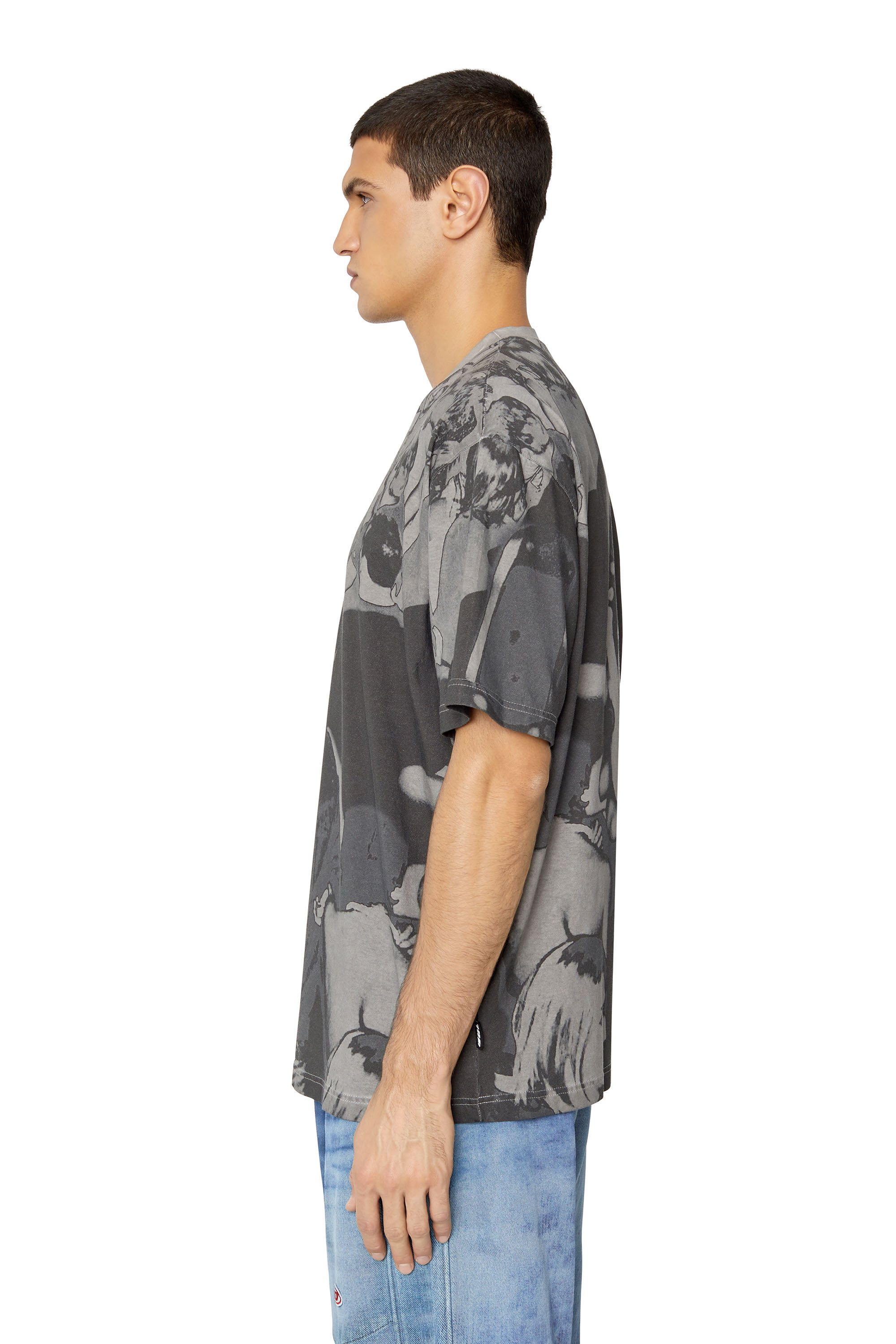 T-WASH-F7 Man: T-shirt with dancing print | Diesel