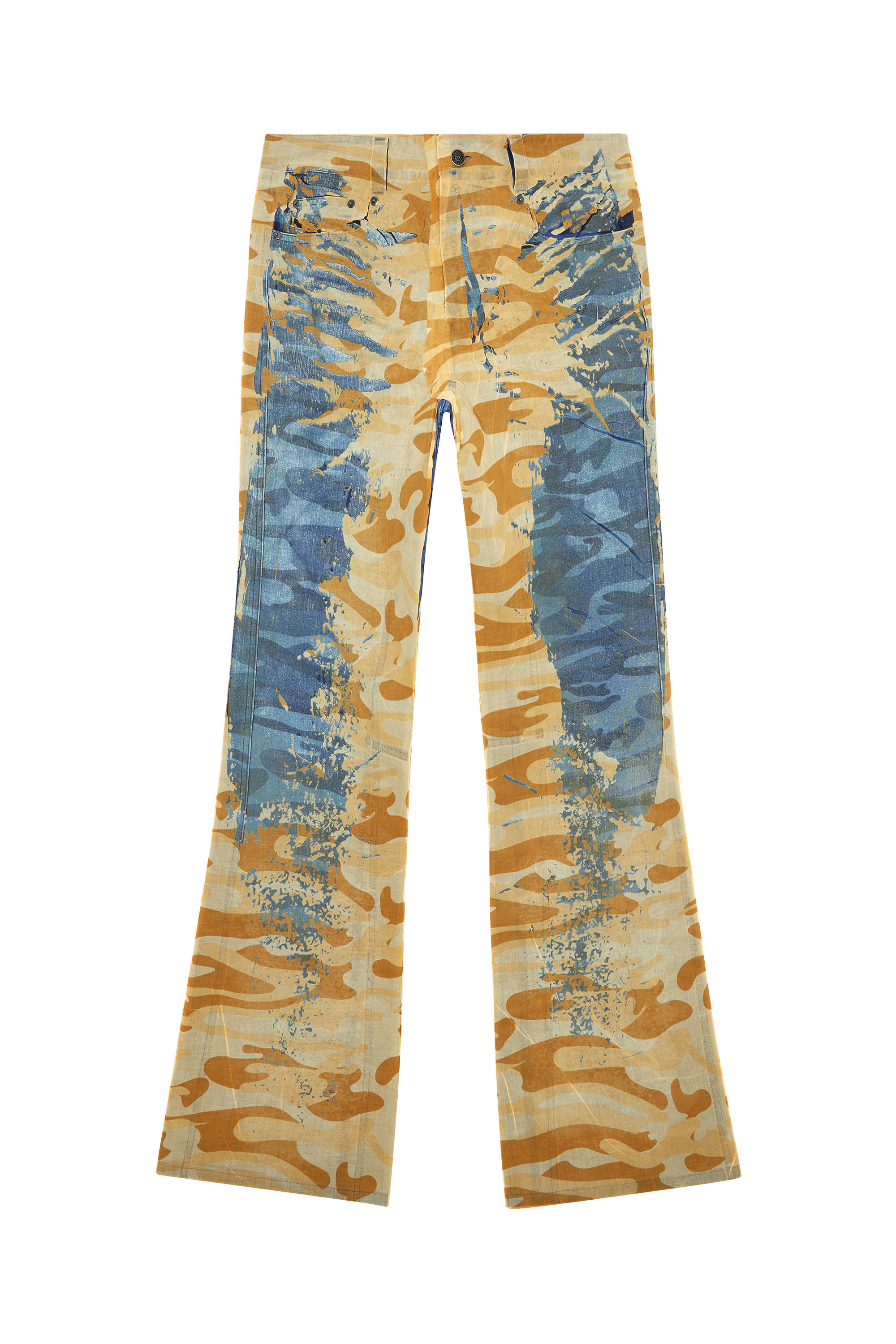 Diesel - P-FRO-DEV, Male Camo pants with peel-off muslin in Multicolor - Image 6