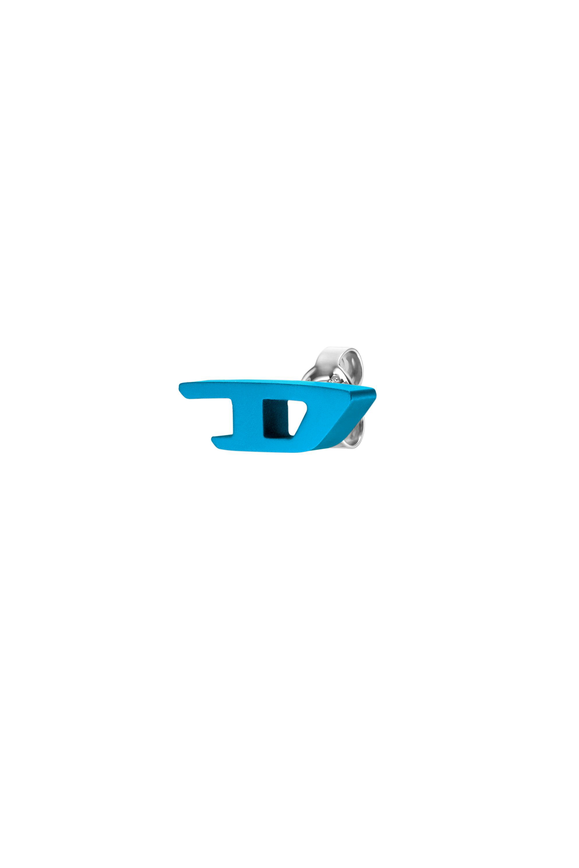 Diesel - DX1504, Unisex Blue aluminum stud earring in Blue - Image 1
