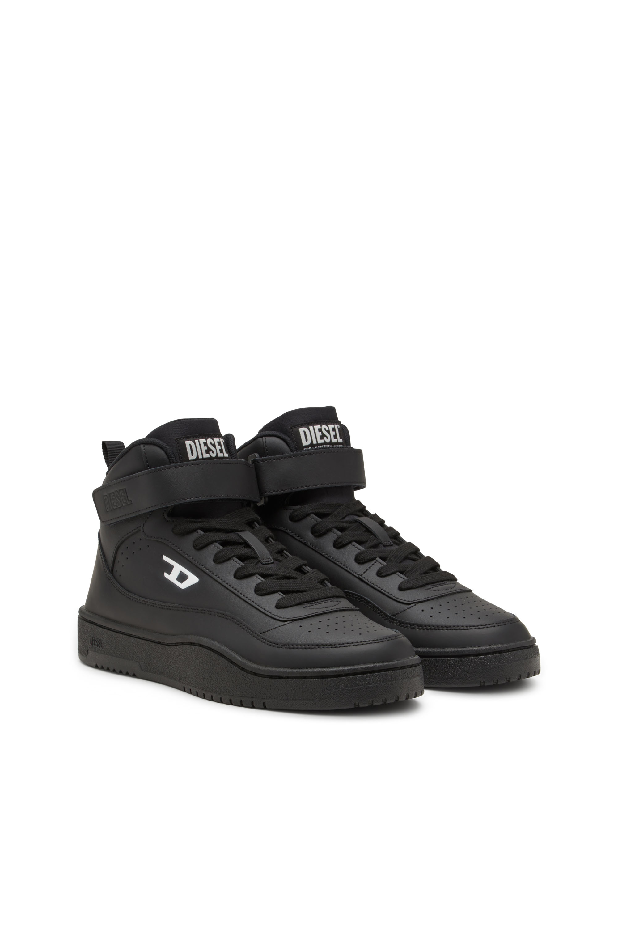 Diesel - S-TRACKER-D MID, Sneakers mi-hautes Homme in Noir - 2