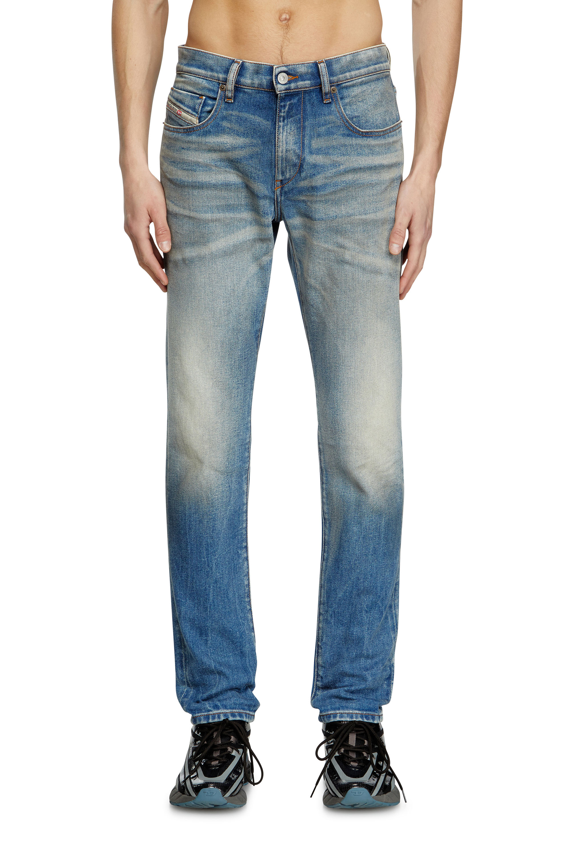 Diesel - Male's Slim Jeans 2019 D-Strukt 09L30, Medium Blue - 1