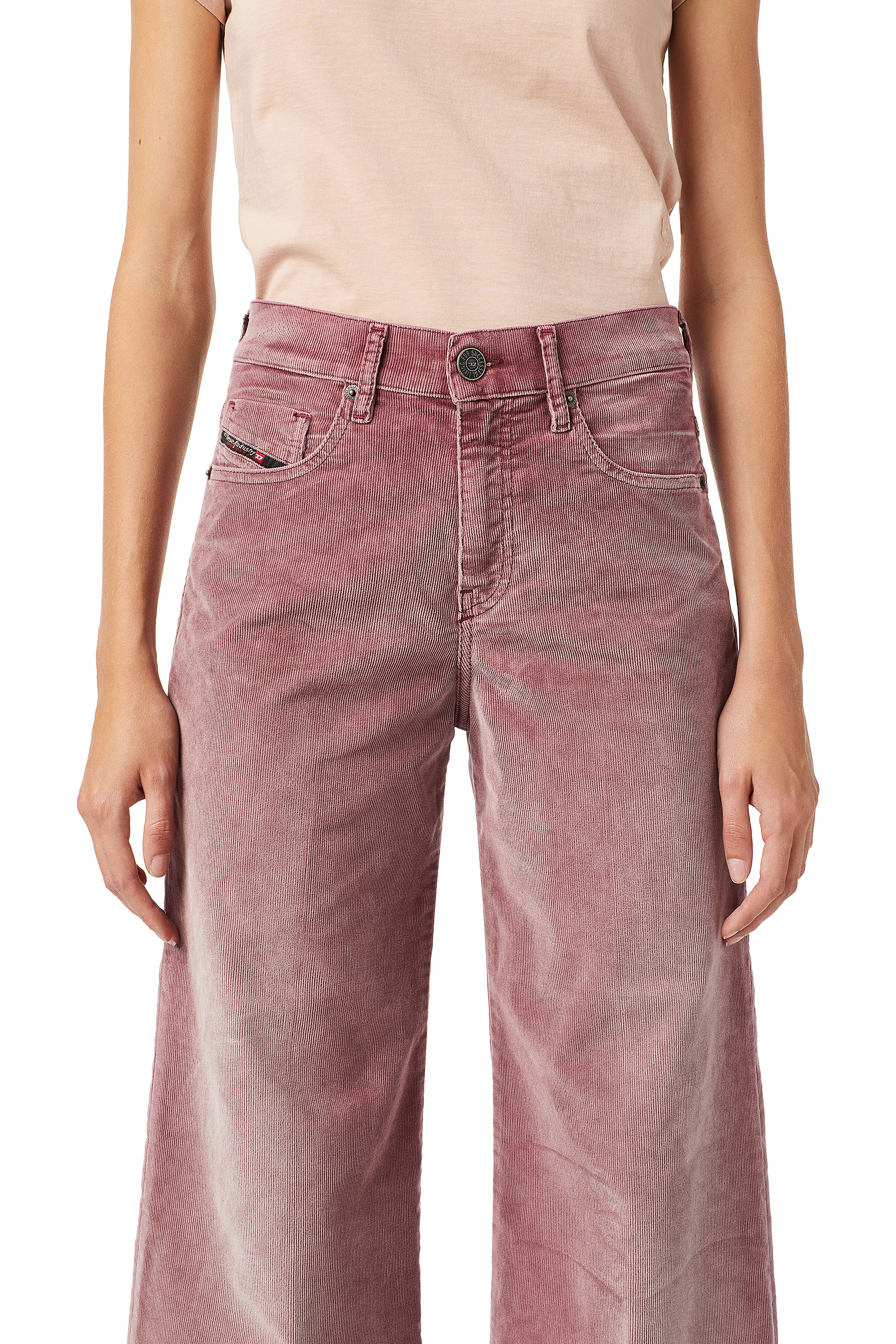 Diesel - D-Akemi 069YA Bootcut and Flare Jeans, Pink - Image 3