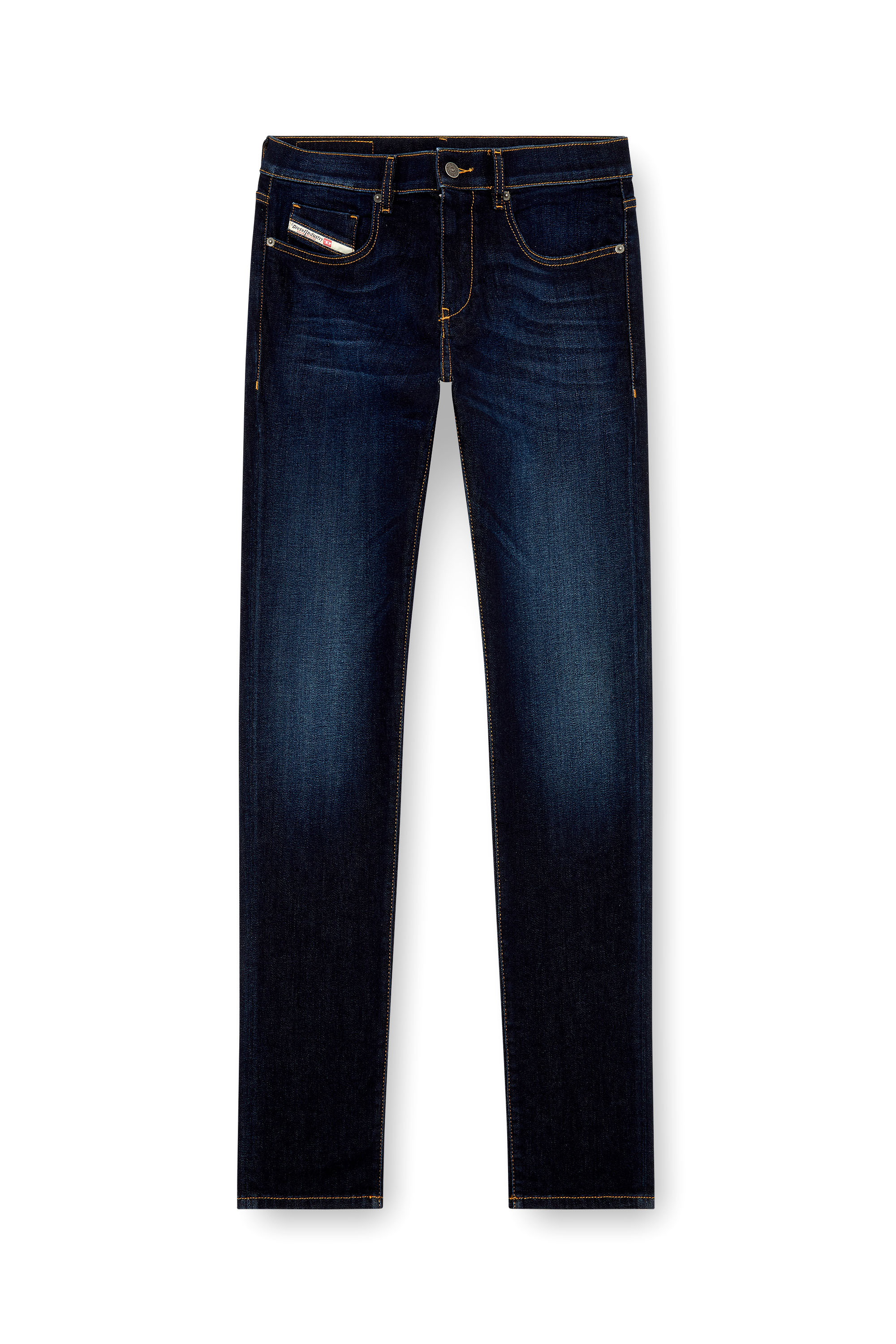 Diesel - Slim Jeans 2019 D-Strukt 009ZS Homme, Bleu Foncé - Image 3