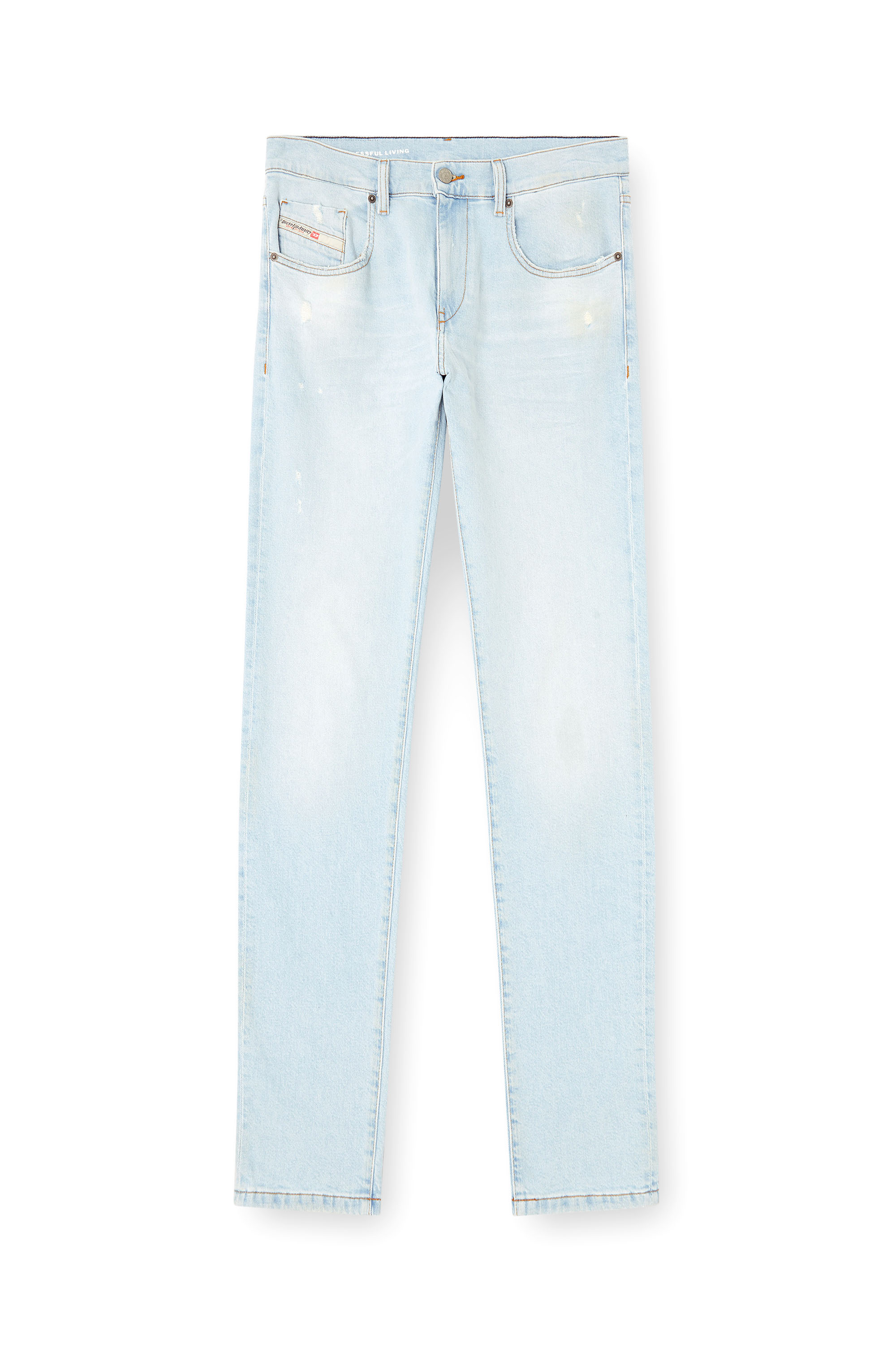 Diesel - Male's Slim Jeans 2019 D-Strukt 0CLBF, Light Blue - 3