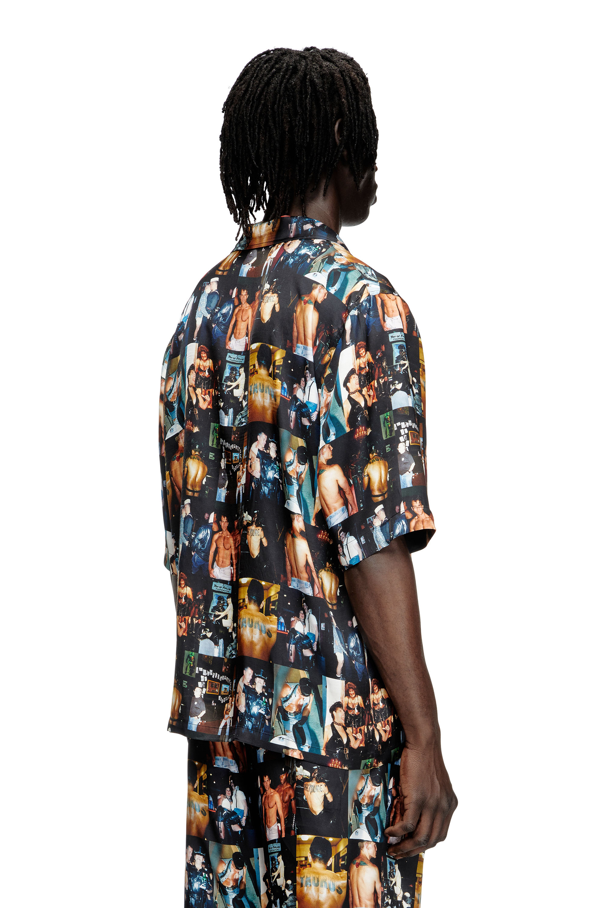 Diesel - PR-S-MEC-TOM25, Chemise bowling avec imprimés graphiques Mixte in Noir - 3