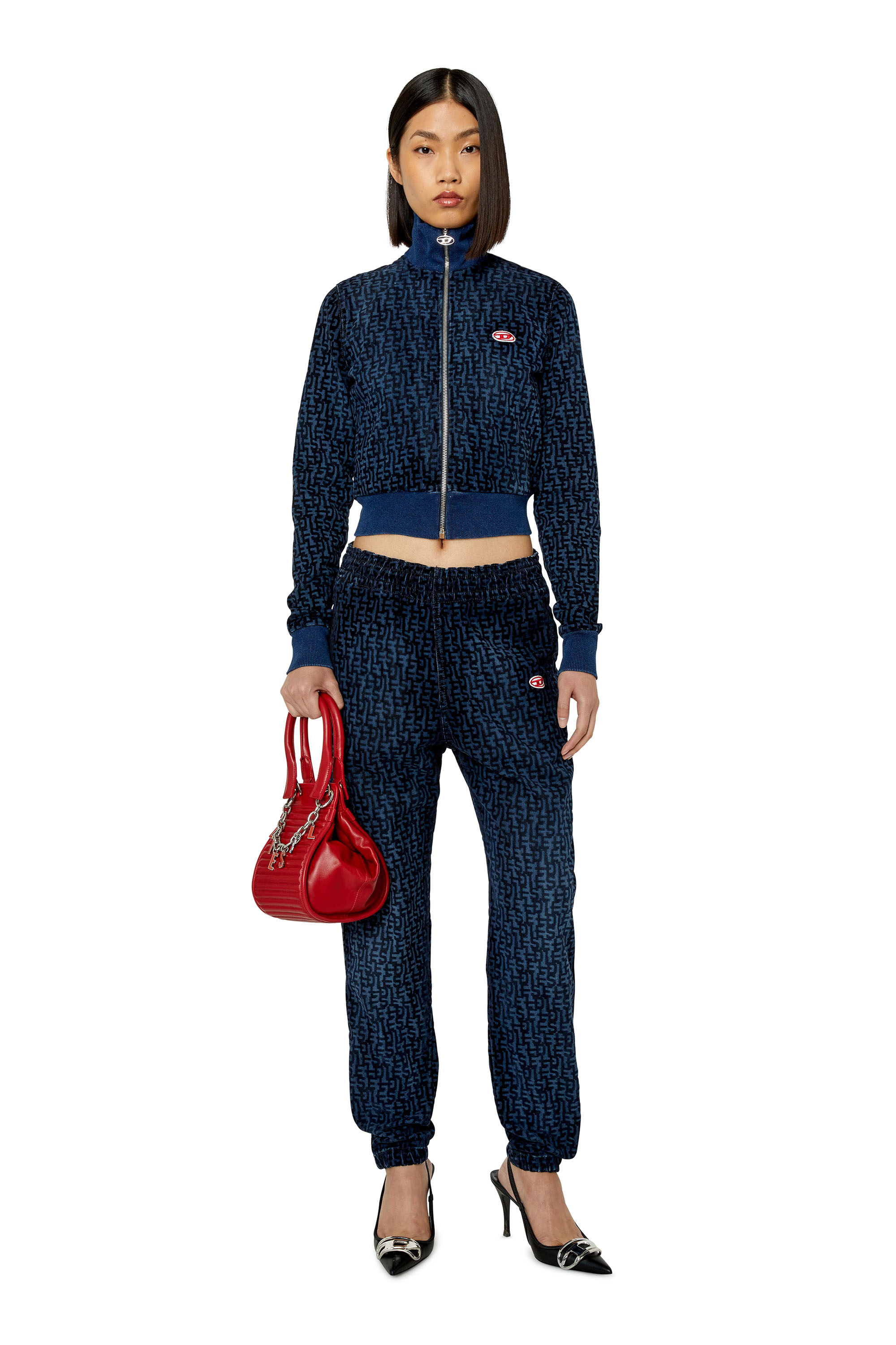 Diesel - Tapered D-Lab Track Denim 068BY, Bleu Foncé - Image 6
