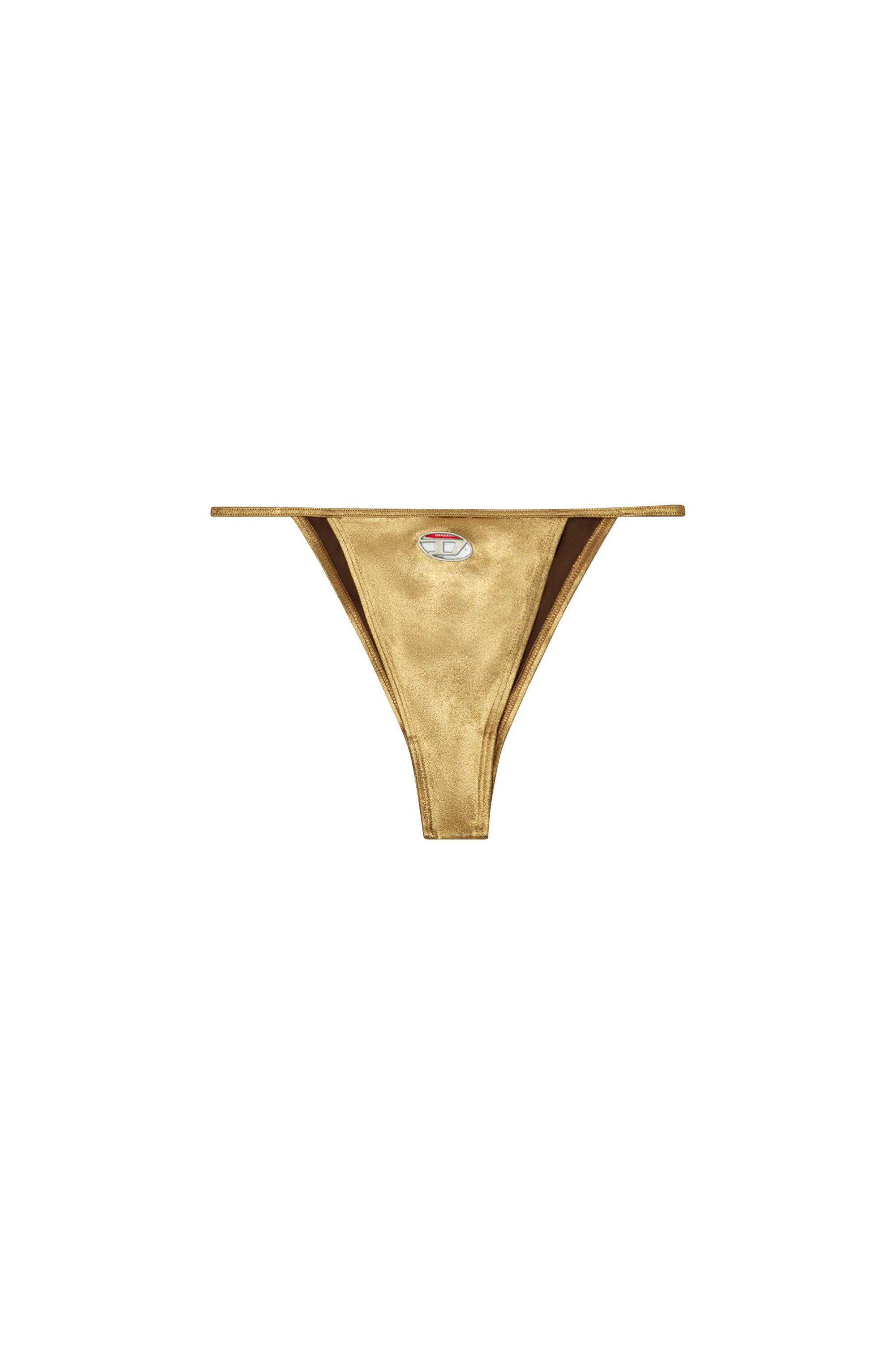 Diesel - CAMILLE-UTLT, Female's Metallic bikini bottoms in Gold - 4