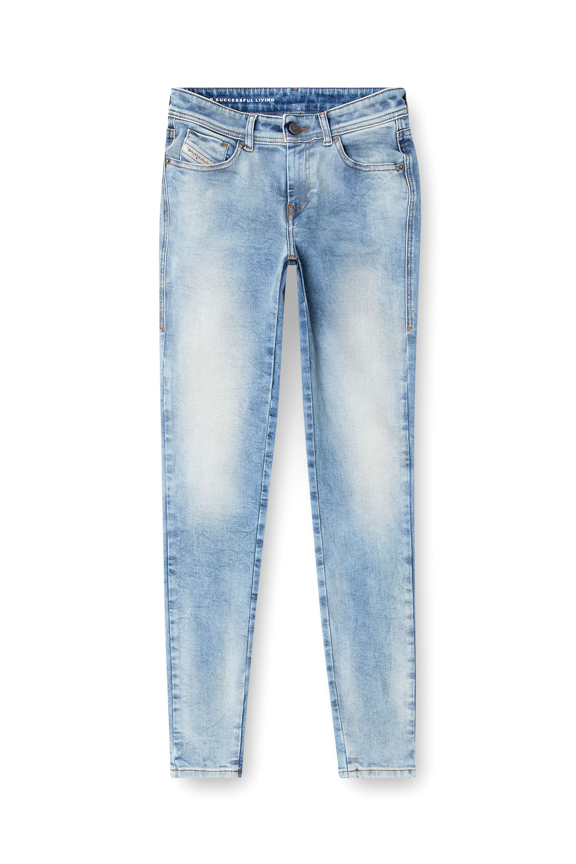 Diesel - Female's Skinny Jeans 2017 Slandy 09K72, Light Blue - 3