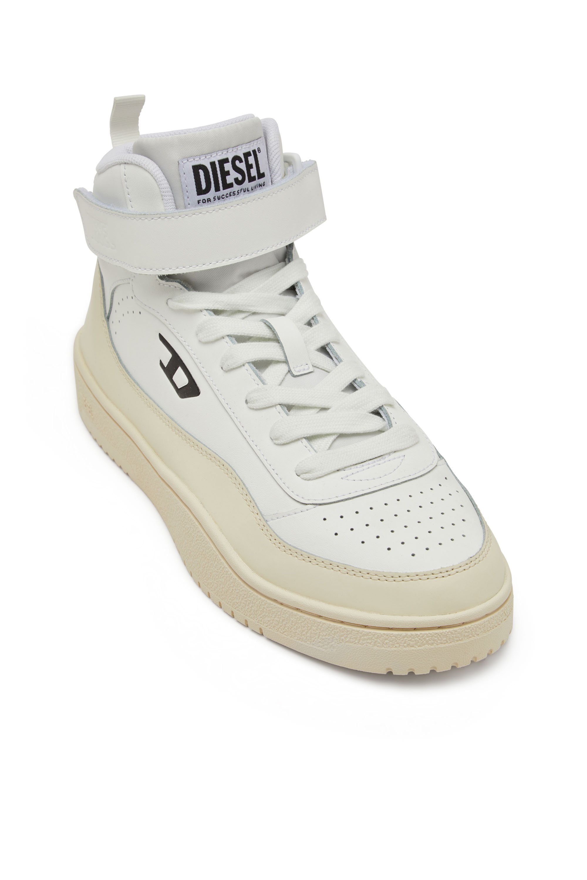 Diesel - S-TRACKER-D MID, Sneakers mi-hautes Homme in Blanc - 4