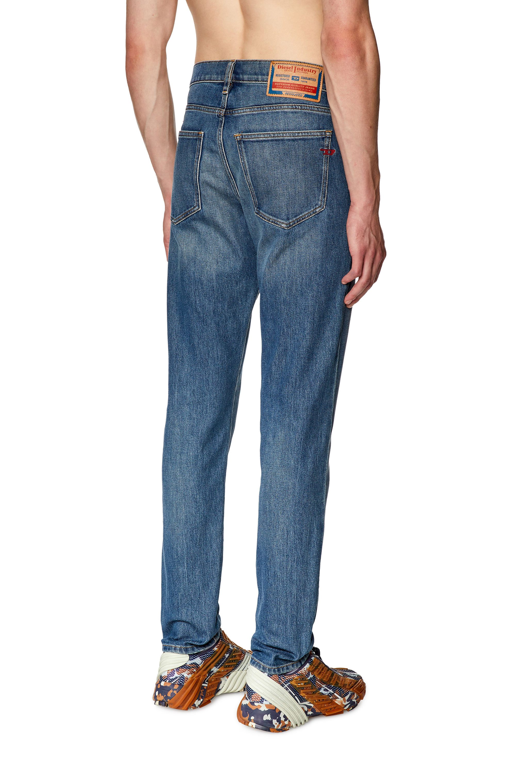 Diesel - Slim Jeans 2019 D-Strukt 09F88, Bleu moyen - Image 3