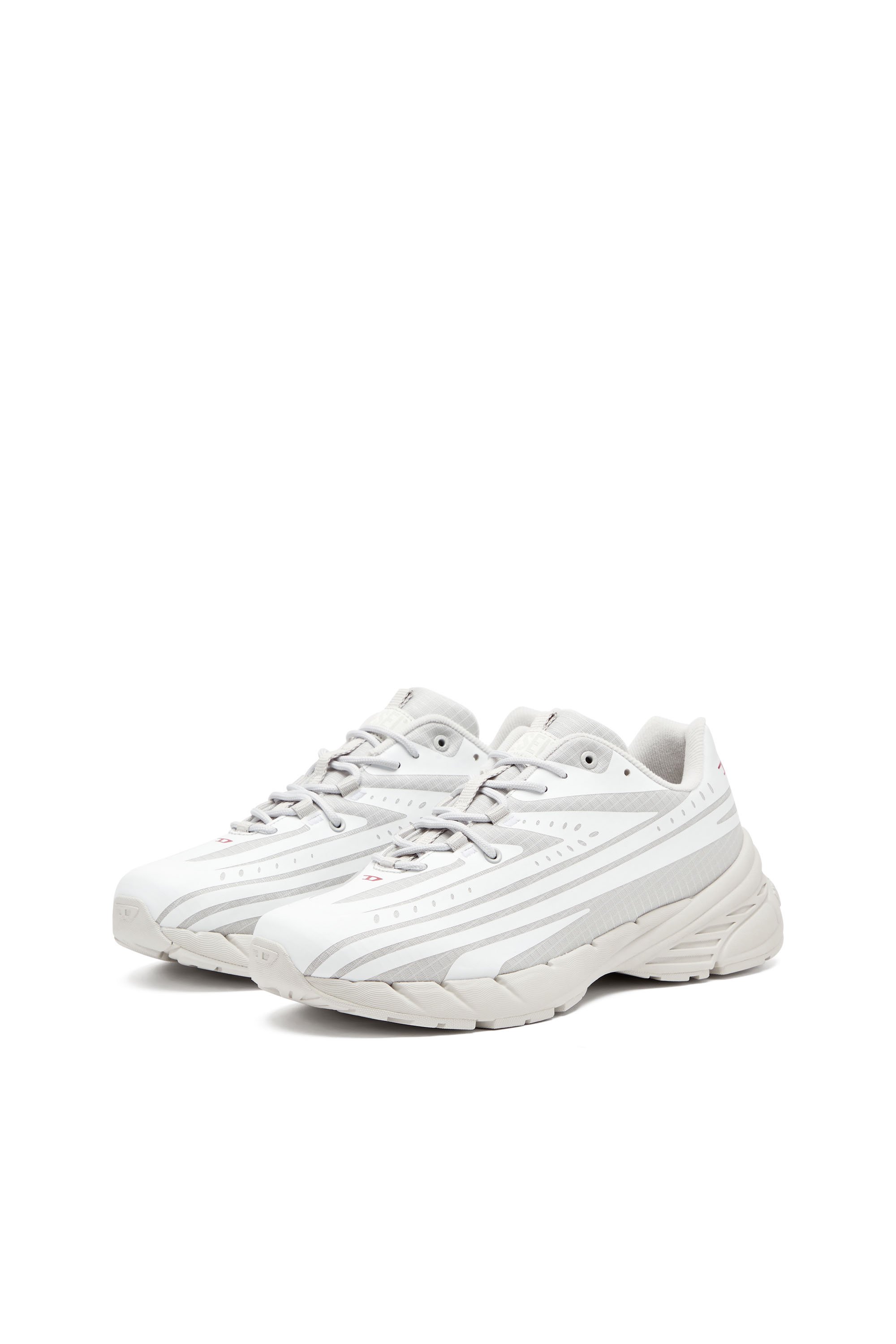 Diesel - D-AIRSPEED LOW W, D-Airspeed Low-Sneakers rayées en ripstop enduit Femme in Polychrome - 9