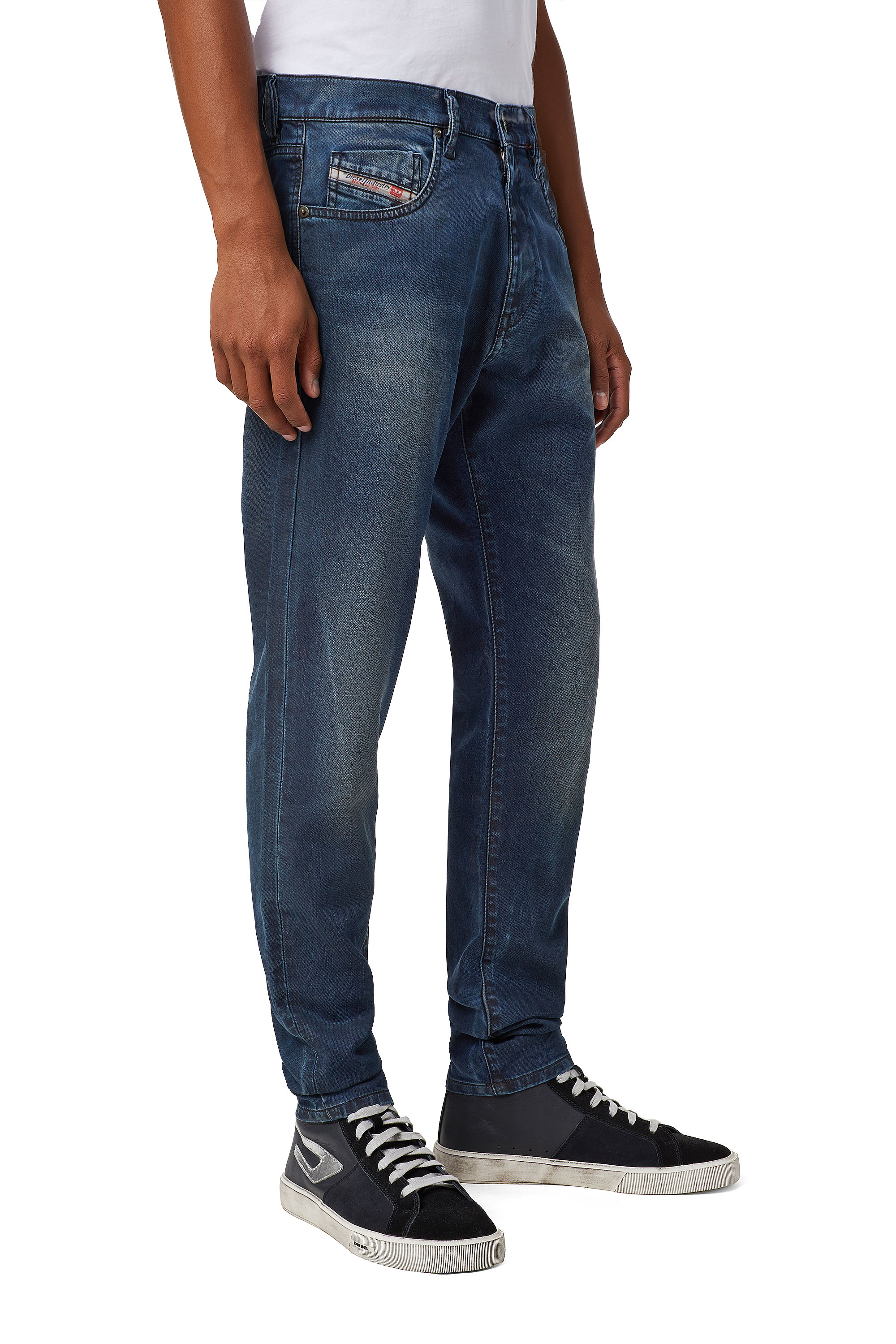 Diesel - D-Strukt JoggJeans® 069XM Slim, Dark Blue - Image 4