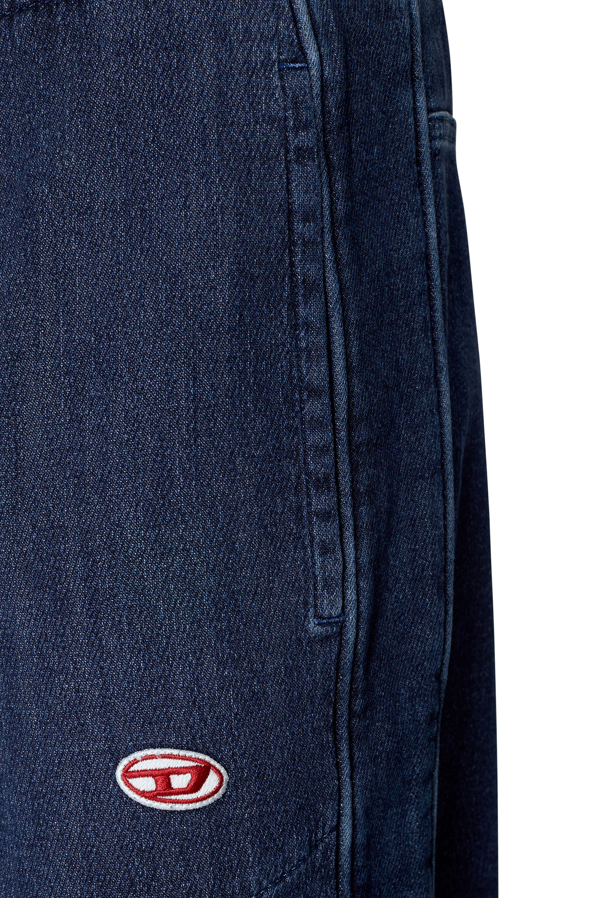 Diesel - D-Martians Track Denim 09C30 Straight, Dark Blue - Image 3