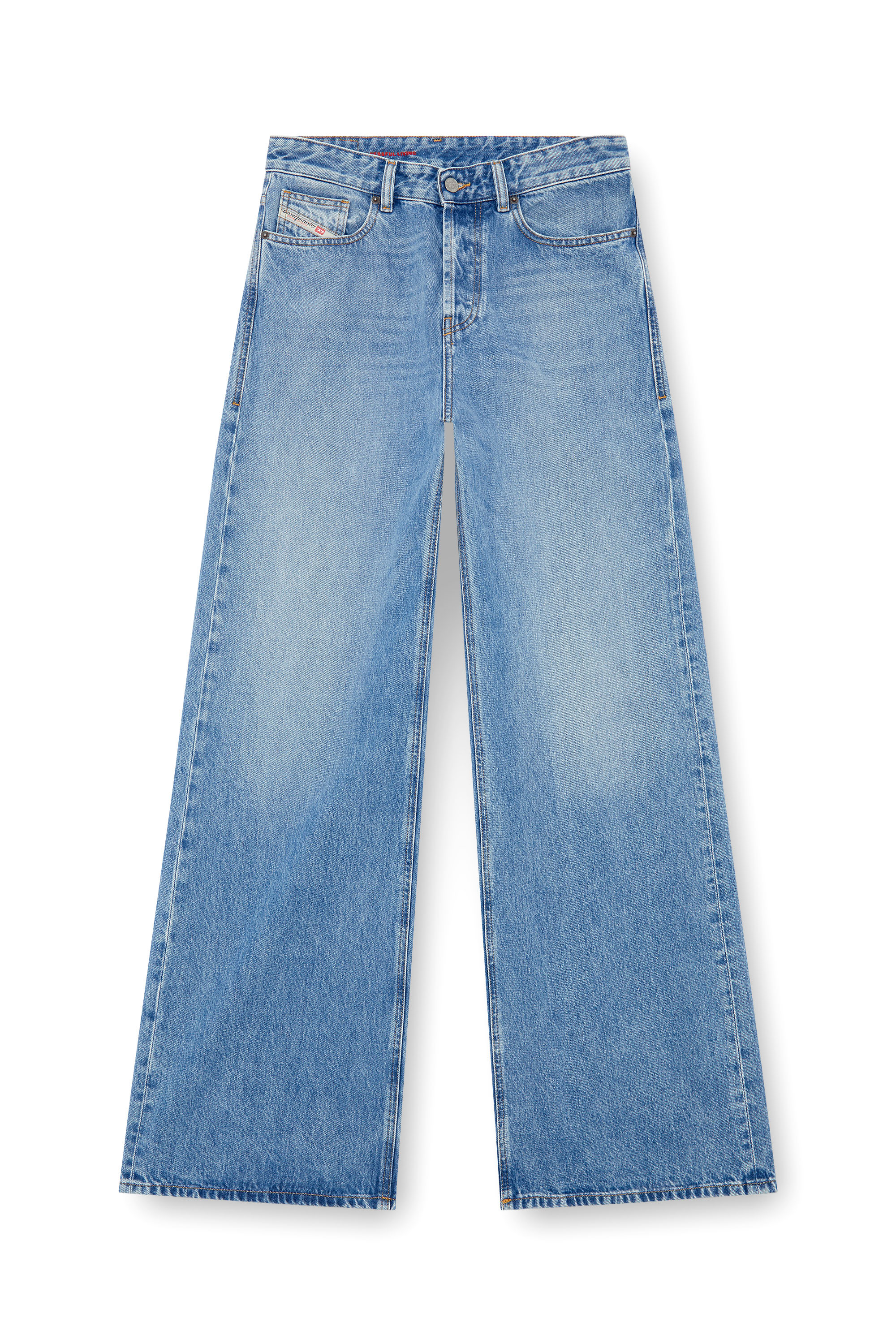 Diesel - Femme Straight Jeans 1996 D-Sire 09I29, Bleu Clair - Image 7