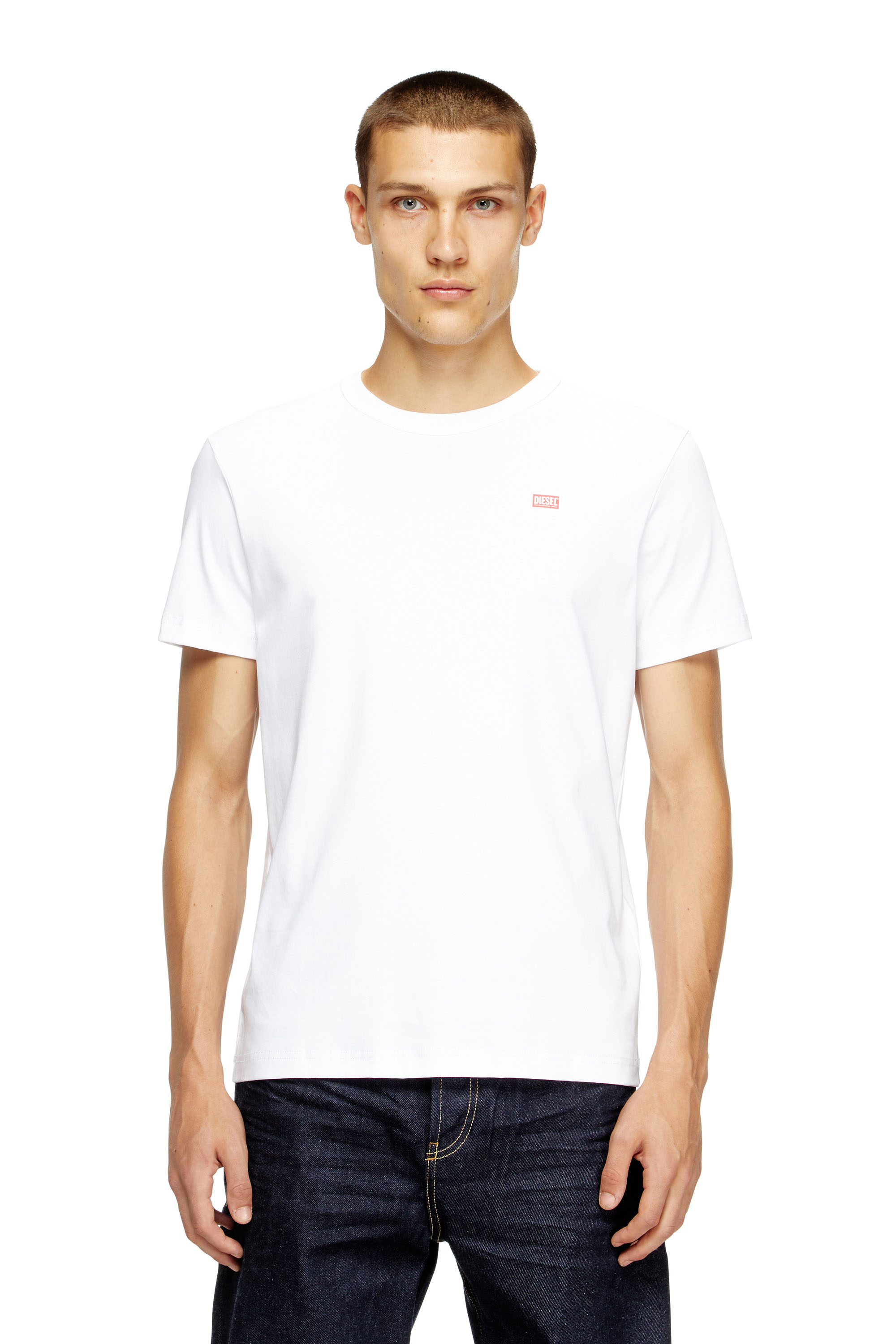 Diesel - T-MIEGOR-K77, Male's T-shirt in mercerised cotton in White - 1