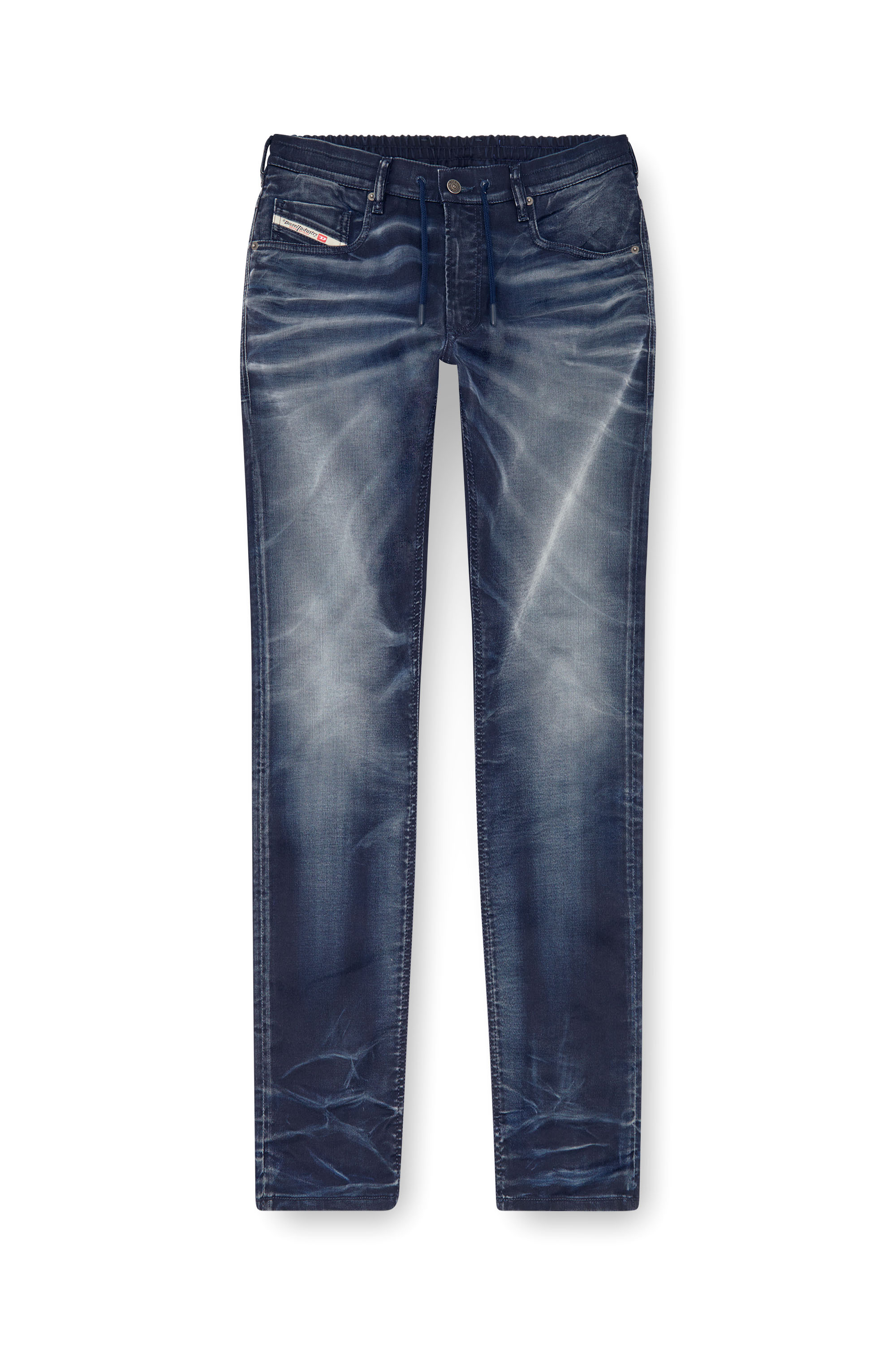 Diesel - Male Tapered 2030 D-Krooley Joggjeans® 068MD, Dark Blue - Image 3