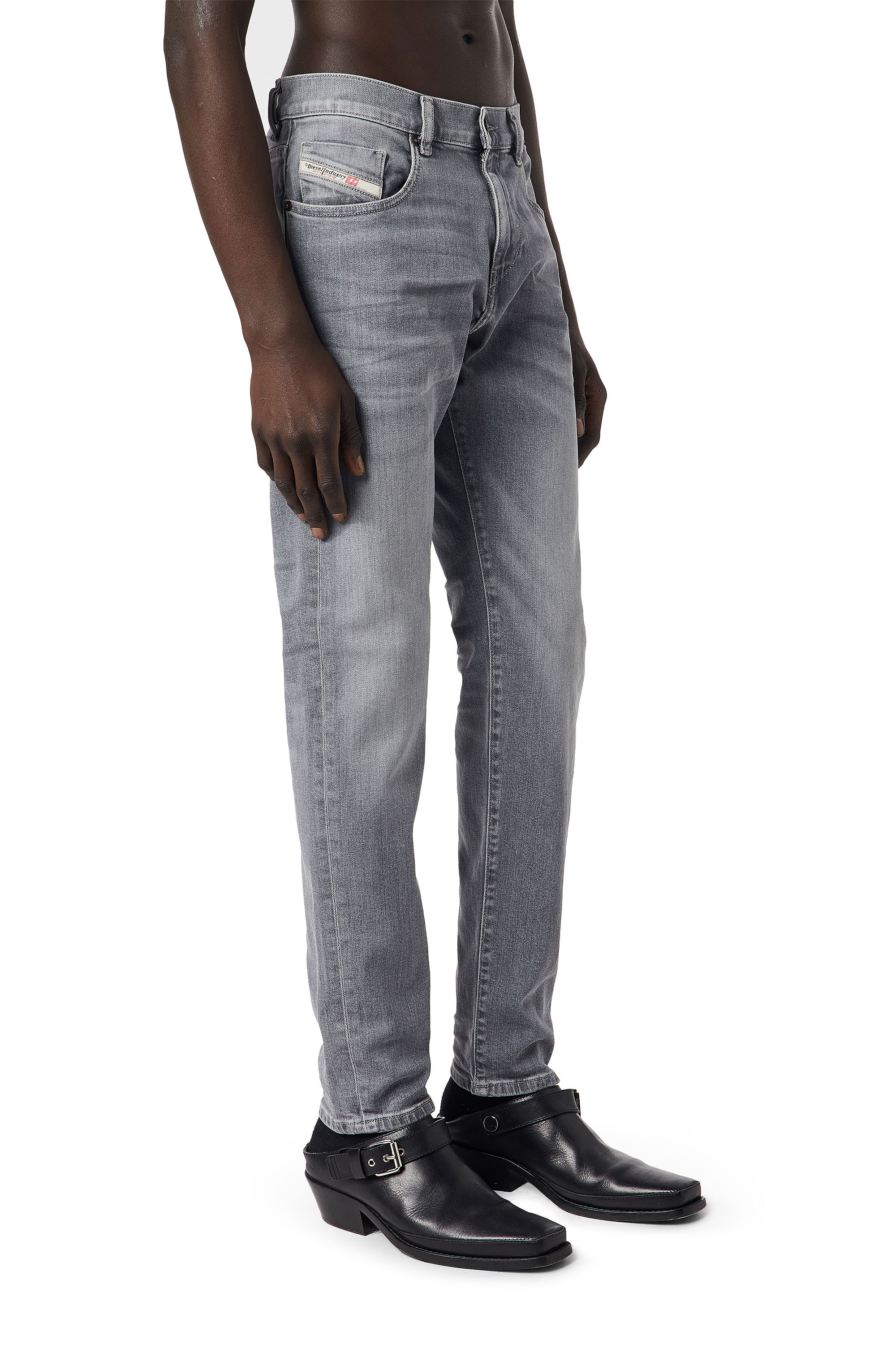 Diesel - 2019 D-STRUKT 0GDAP Slim Jeans, Grey - Image 4