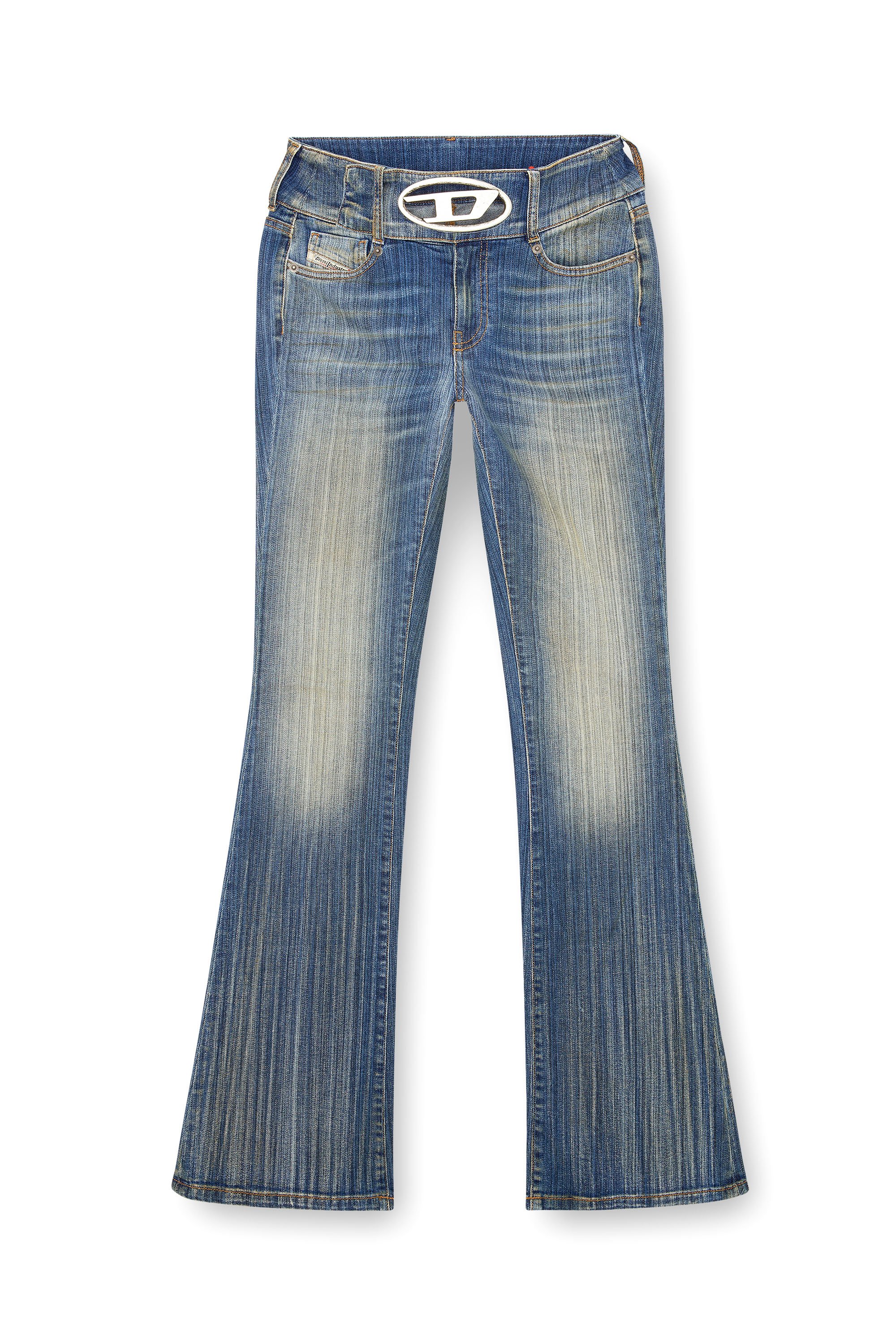 Diesel - Female Bootcut and Flare Jeans D-Propol 0CBCX, Medium Blue - Image 5