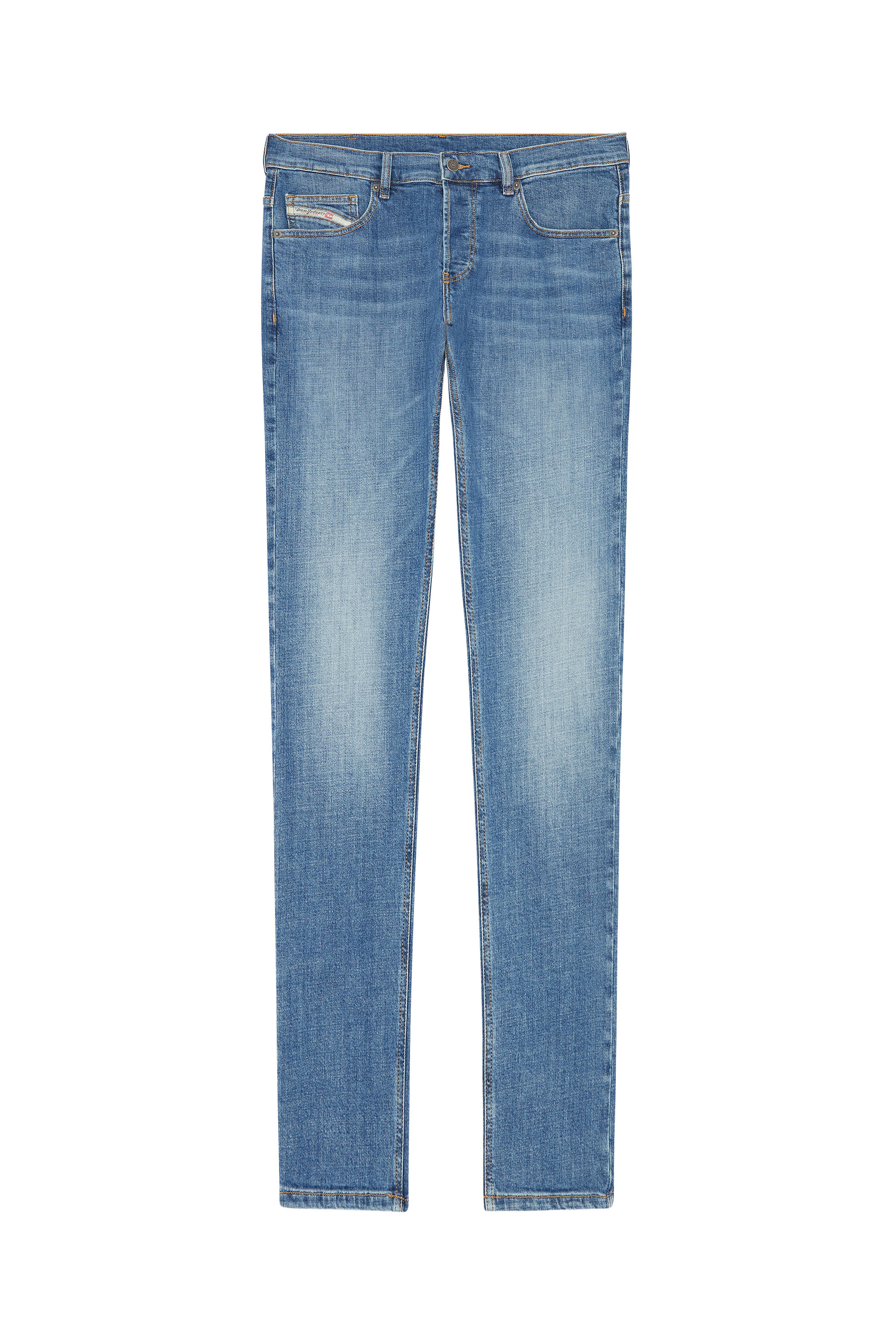 Diesel - D-Luster 0IHAT Slim Jeans, Medium Blue - Image 6