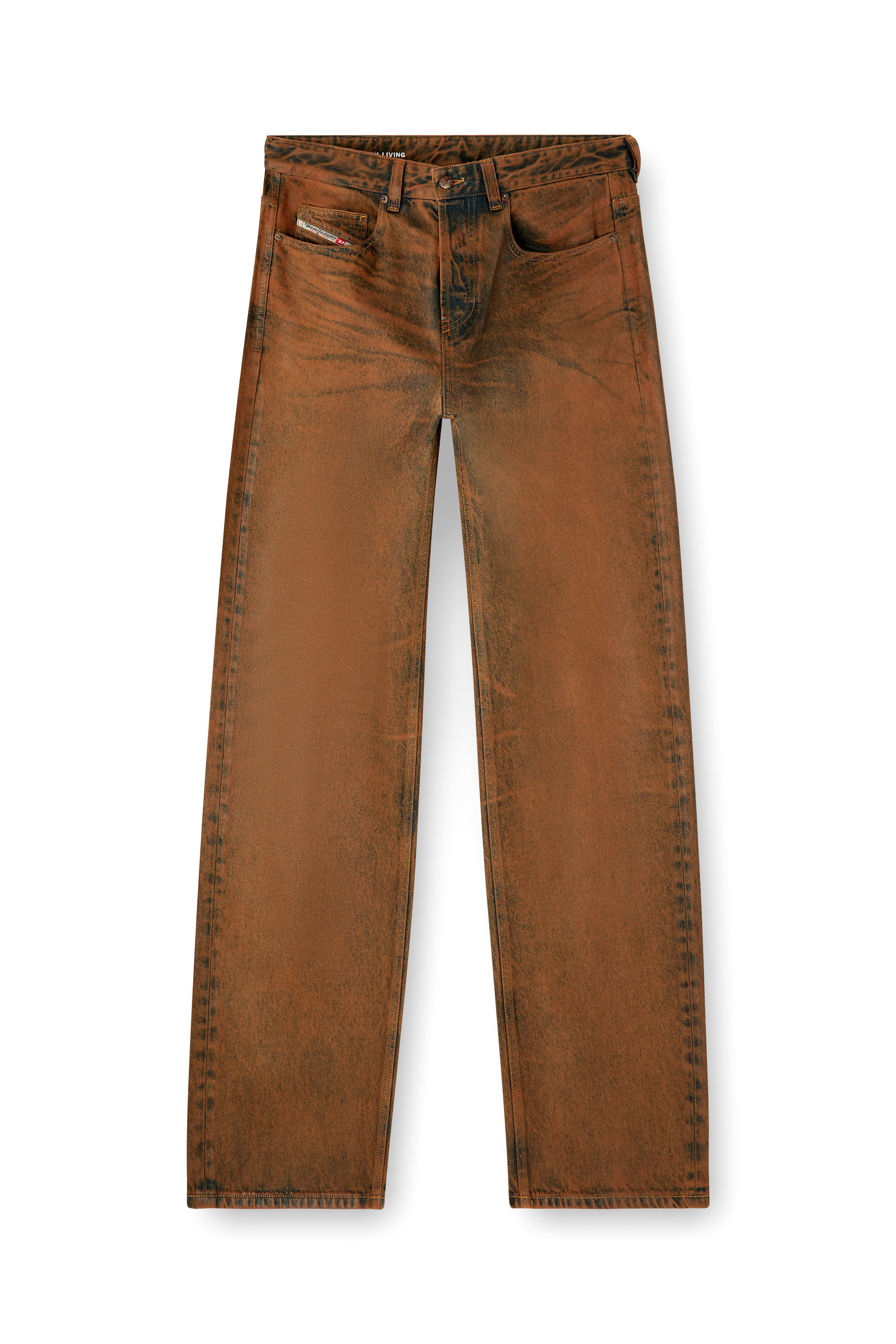 Diesel - Male's Relaxed Jeans 2001 D-Macro 09K82, Brown - 1