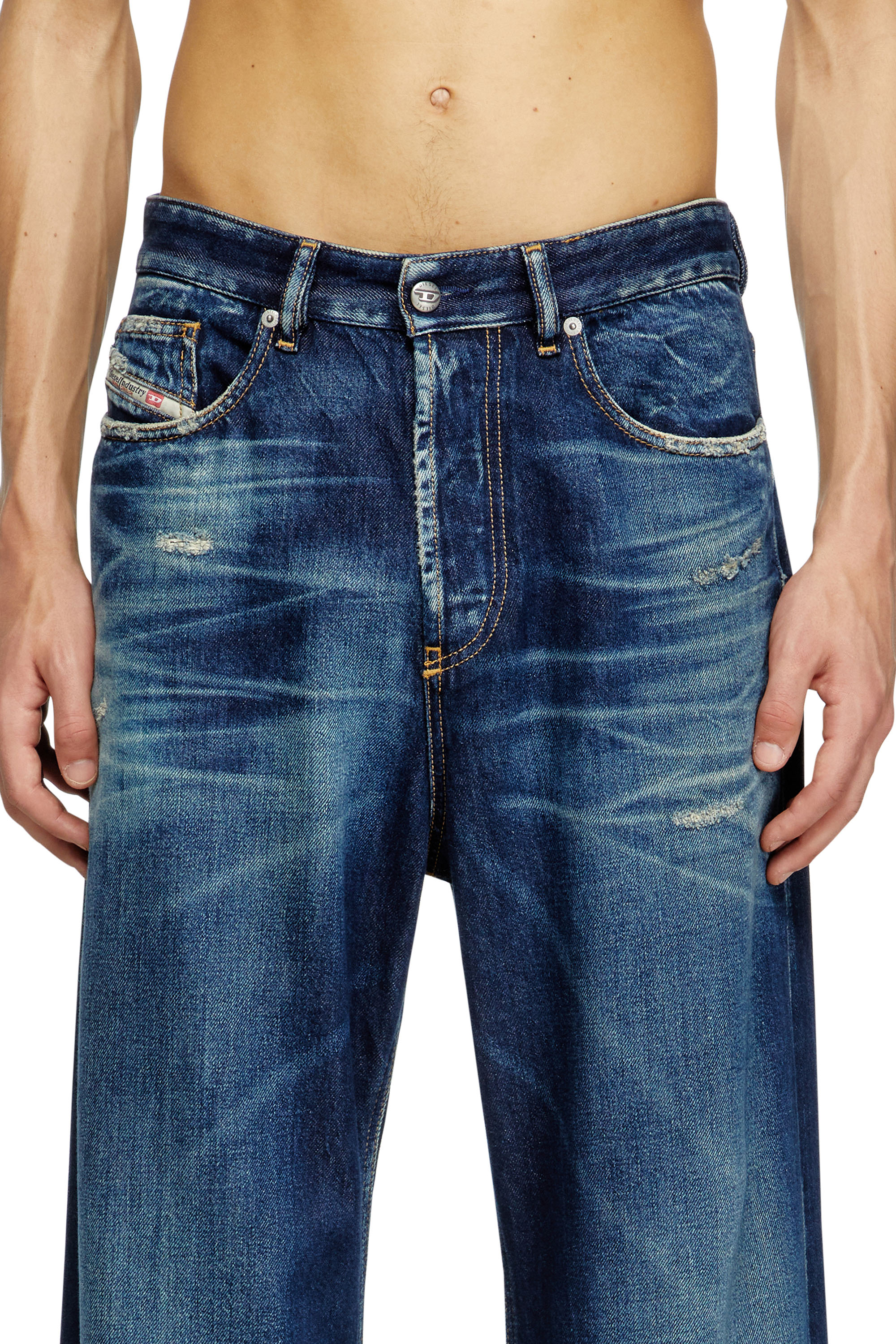 Diesel - Male's Relaxed Jeans D-Rise 09M06, Dark Blue - 5