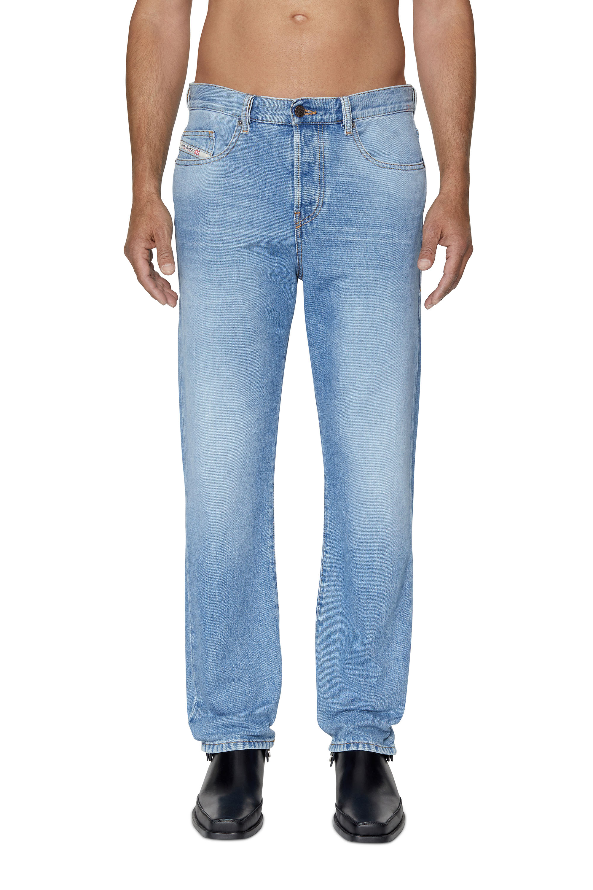 Diesel - Straight Jeans 2020 D-Viker 09C15, Bleu Clair - Image 1