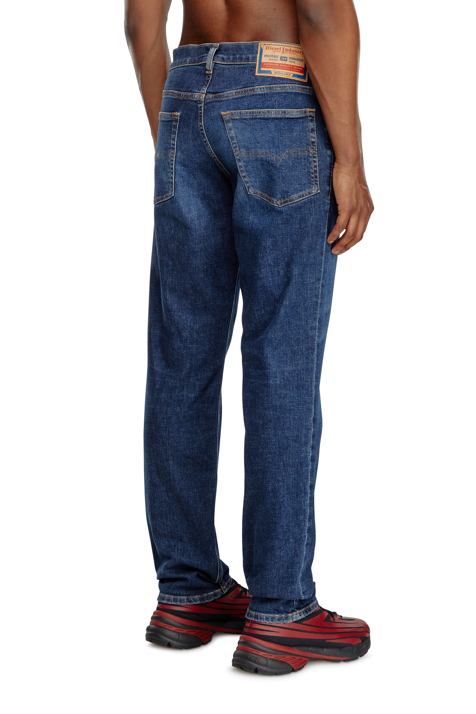 Diesel - Male Tapered Jeans 2023 D-Finitive 09J47, Dark Blue - Image 3