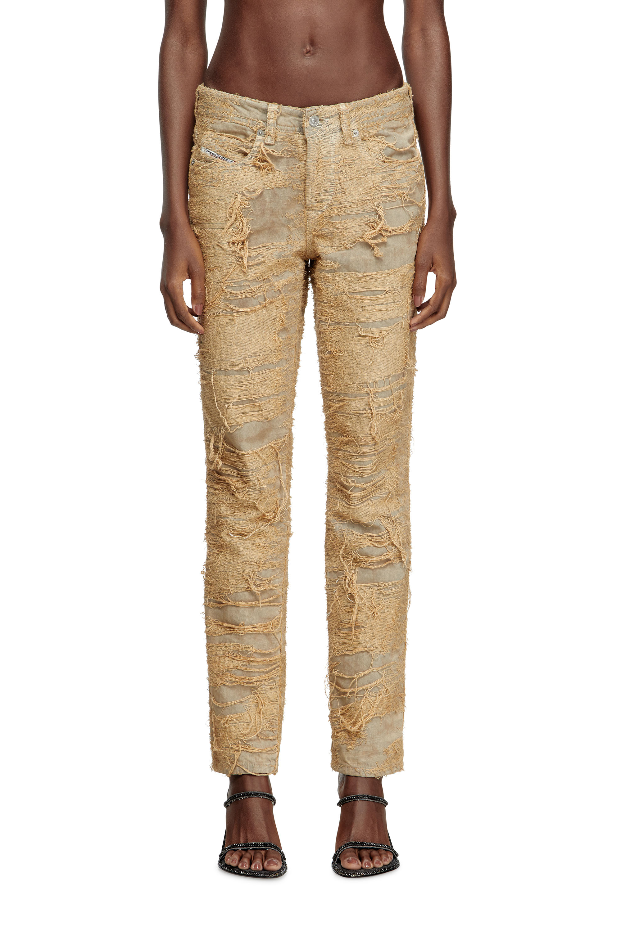 Diesel - Female's Slim Jeans 1992 D-Jiann 007AZ, Beige - 1