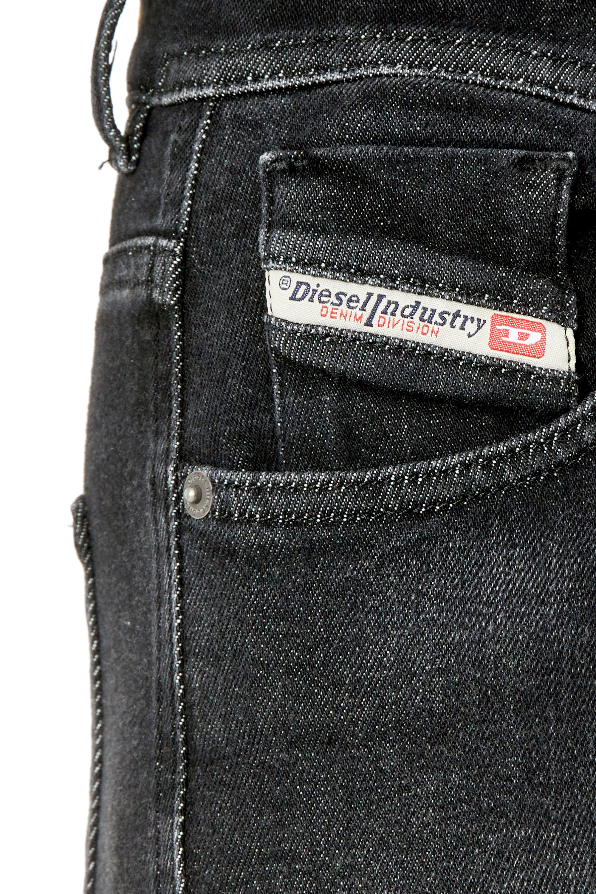 Diesel - Female Super skinny Jeans 1984 Slandy-High 09E93, Black/Dark Grey - Image 4