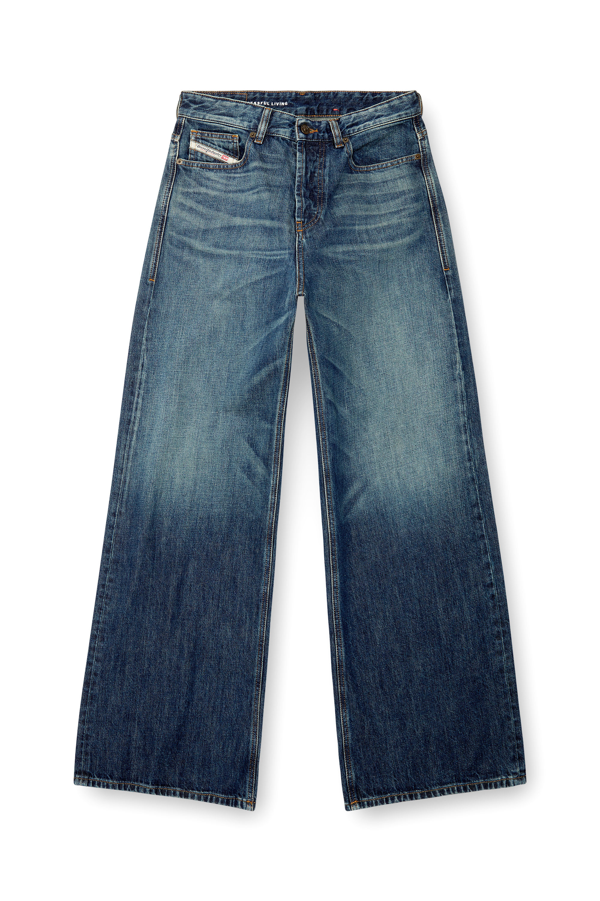 Diesel - Relaxed Jeans 1996 D-Sire 09H59 Femme, Bleu Foncé - Image 1