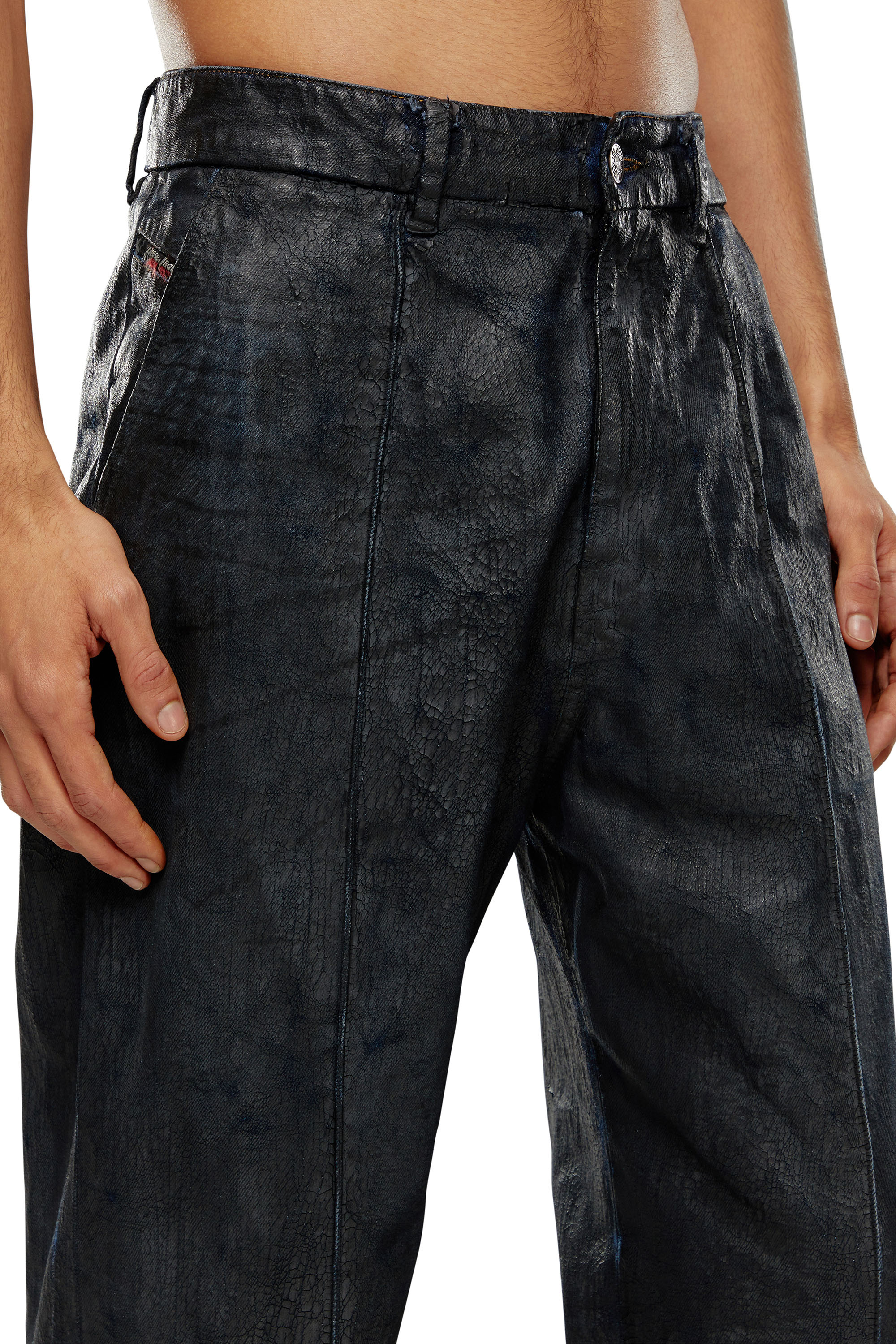 Diesel - Straight Jeans D-Chino-Work 0PGAZ, Noir - Image 4
