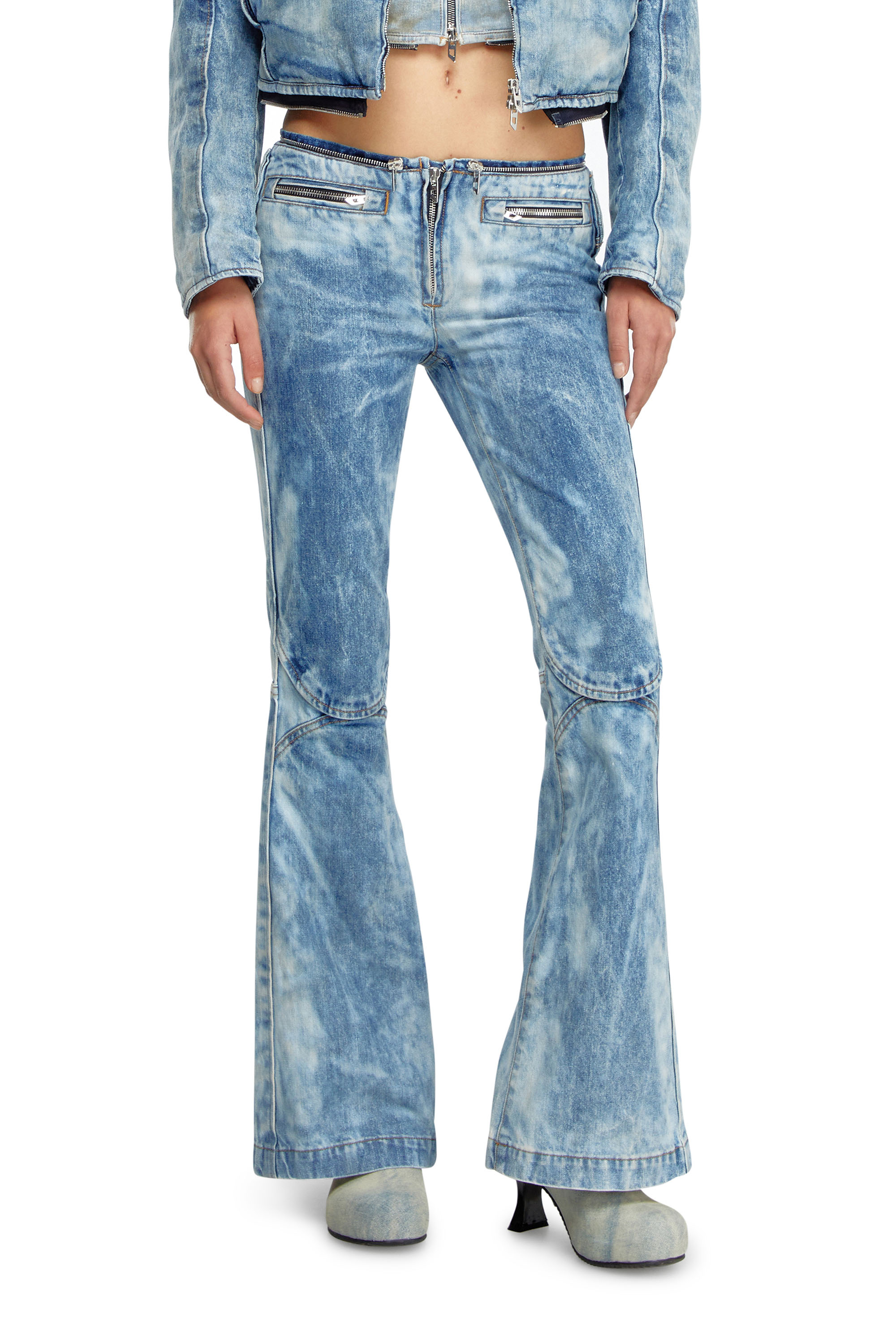 Diesel - Straight Jeans D-Gen 0PGAM, Bleu Clair - Image 1