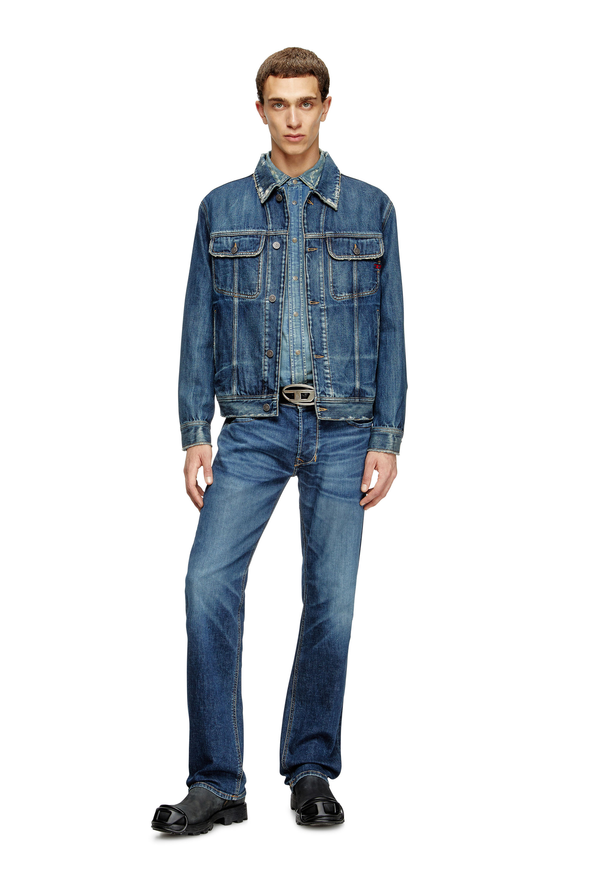 Diesel - Male's Regular Jeans 1985 Larkee 09J47, Dark Blue - 2