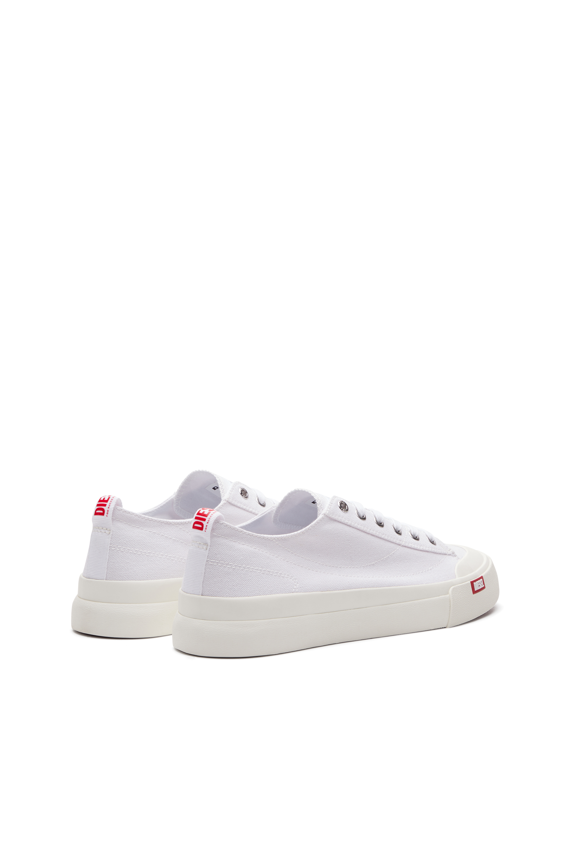 Diesel - S-ATHOS LOW, Male's S-Athos Low-Canvas sneakers in White - 3