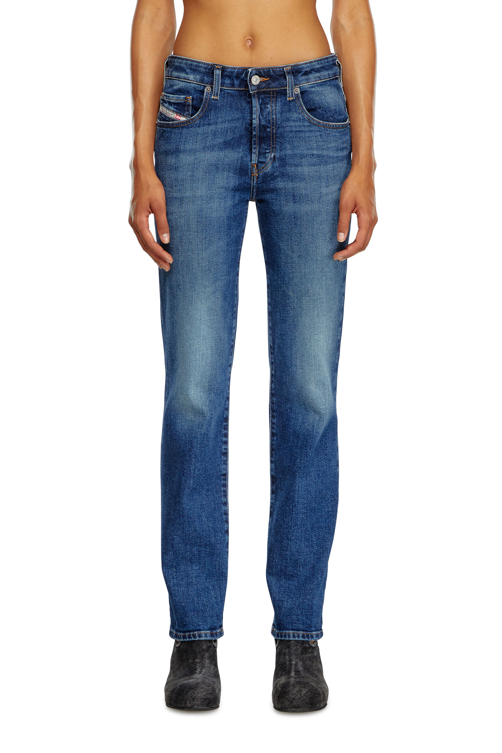 Diesel - Female's Regular Jeans 1989 D-Mine 09I28, Dark Blue - 1