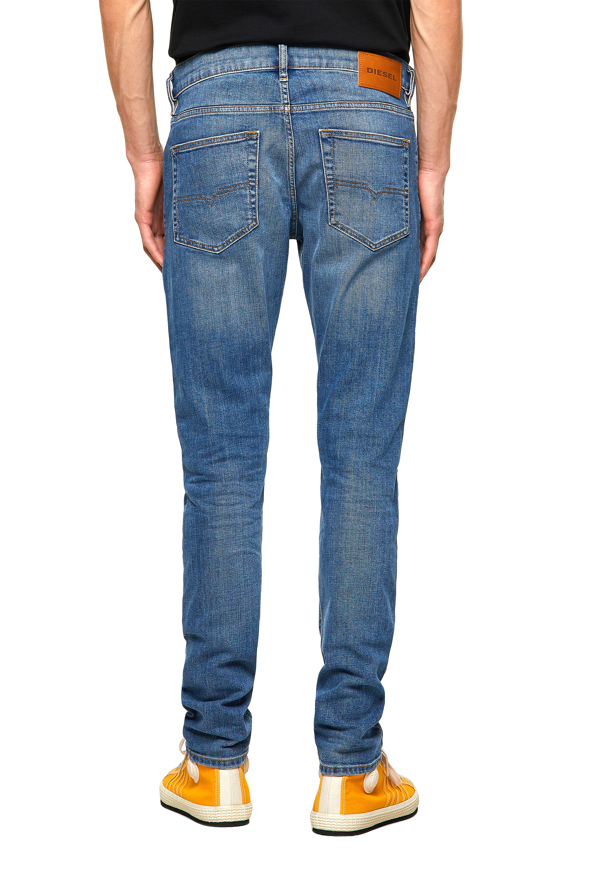 Diesel - D-Luster 009ZR Slim Jeans, Bleu Clair - Image 2