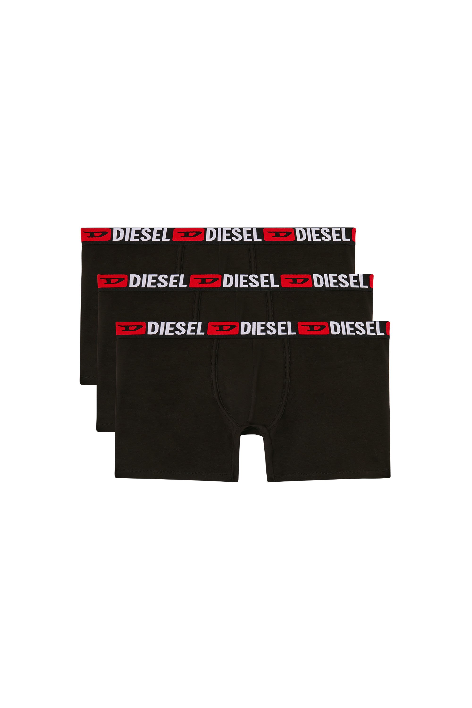 Diesel - MAX-D-CORE-3PACK, Boxer en coton stretch Homme in Noir - 1