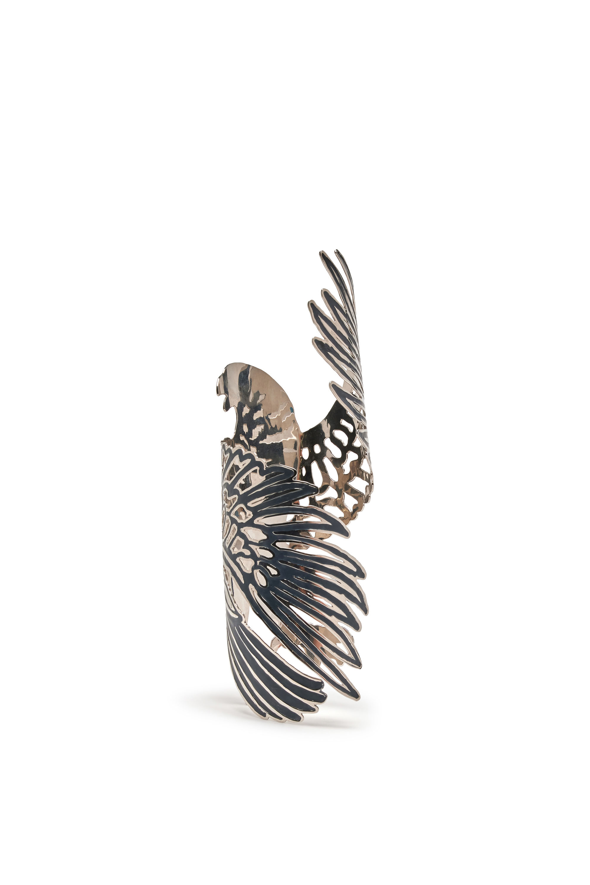 Diesel - EAGLE ARMBAND, Female Eagle arm cuff in Silver - Image 2