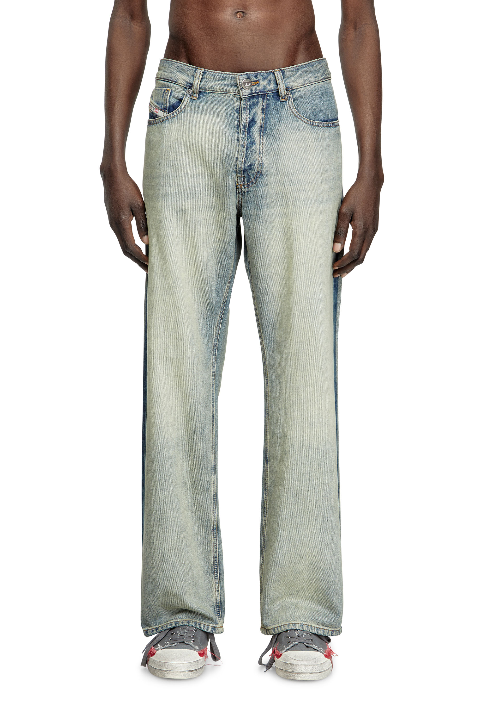 Diesel - Male's Relaxed Jeans 1980 D-Eeper 0ABDF, Light Blue - 2