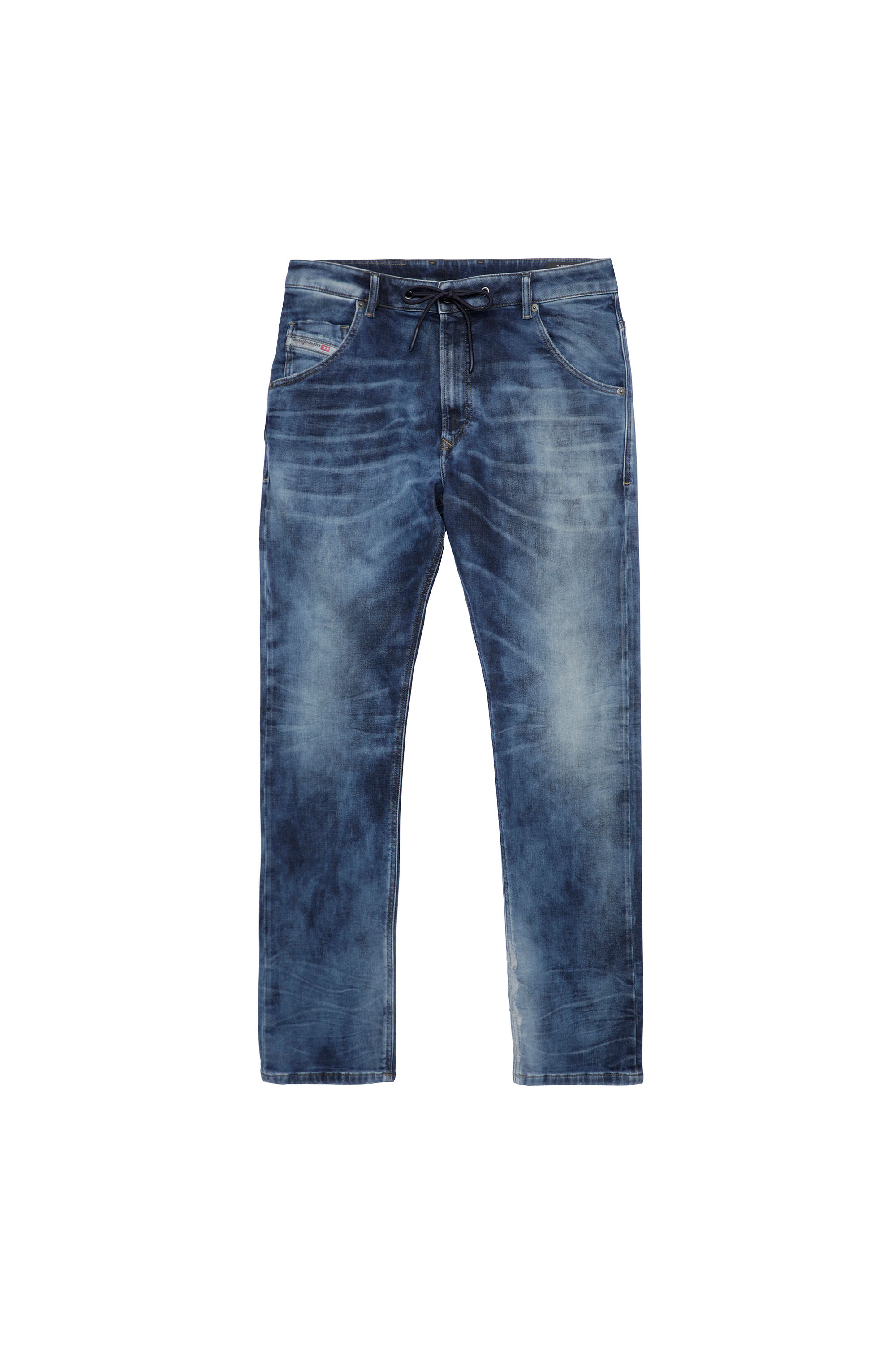 Diesel - Krooley JoggJeans® 069XE Tapered, Bleu moyen - Image 6